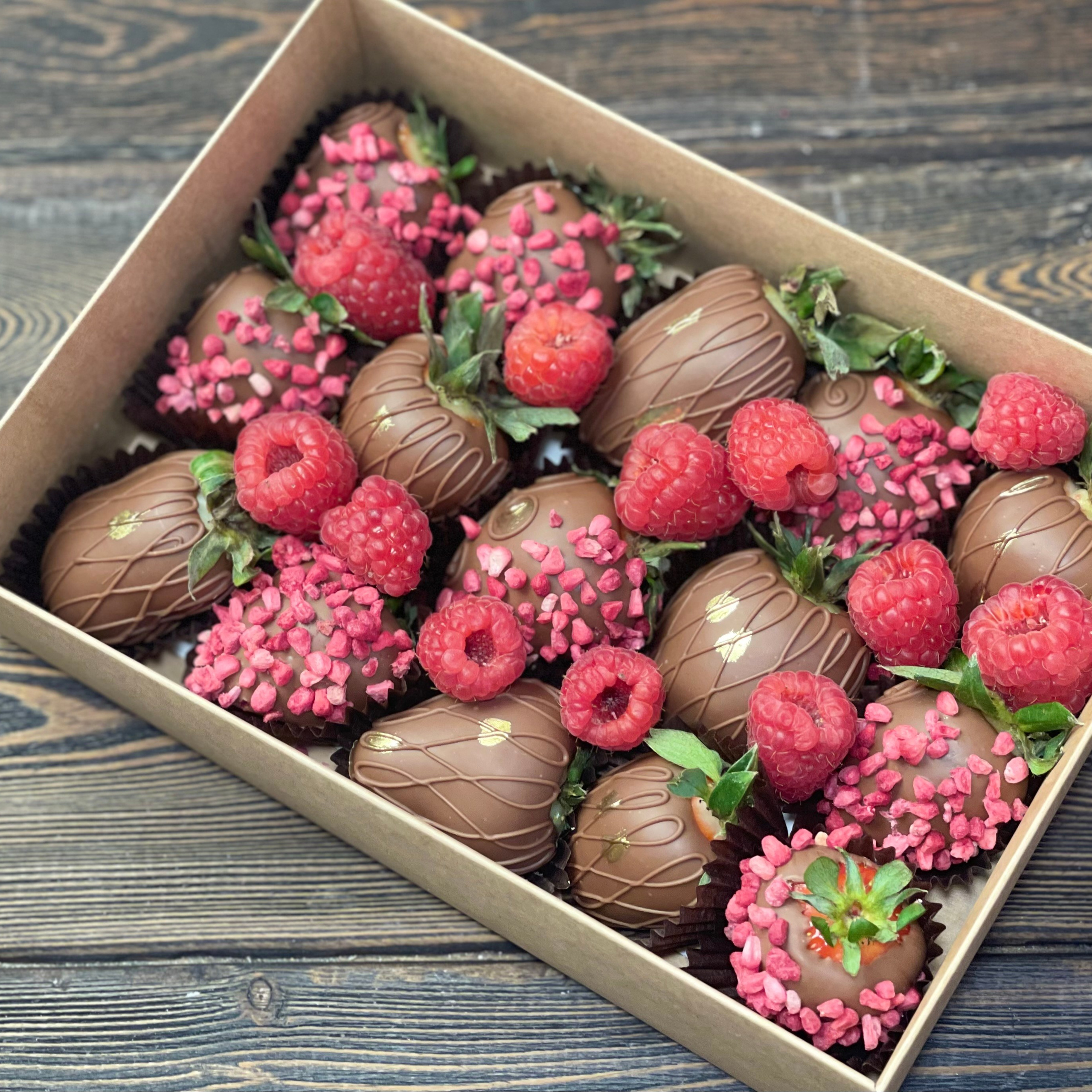 Набор Клубника в шоколаде «Переполох». Клубника в шоколаде в Сургуте