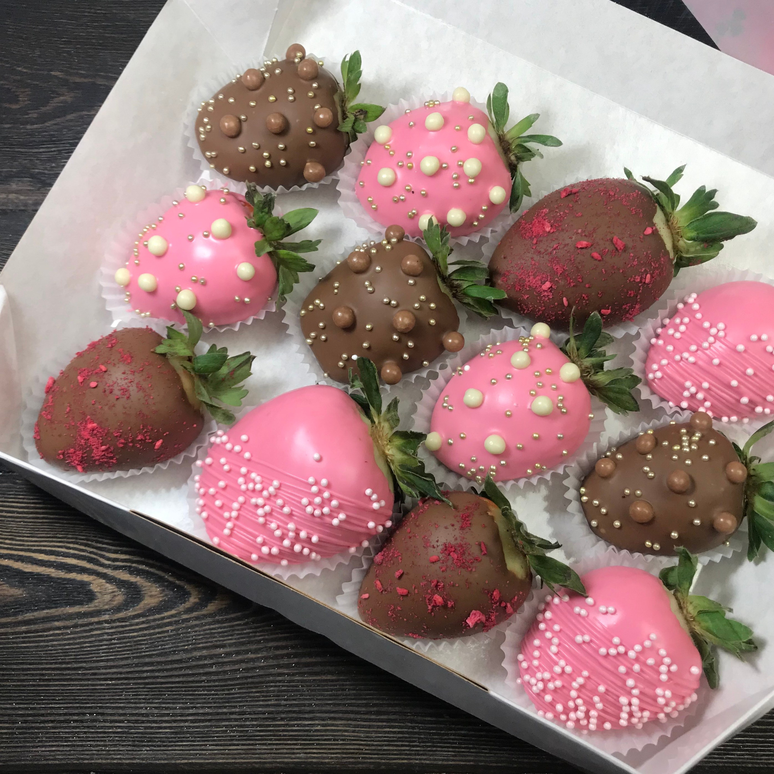 Набор Клубника в шоколаде "Pink". Клубника в шоколаде в Сургуте