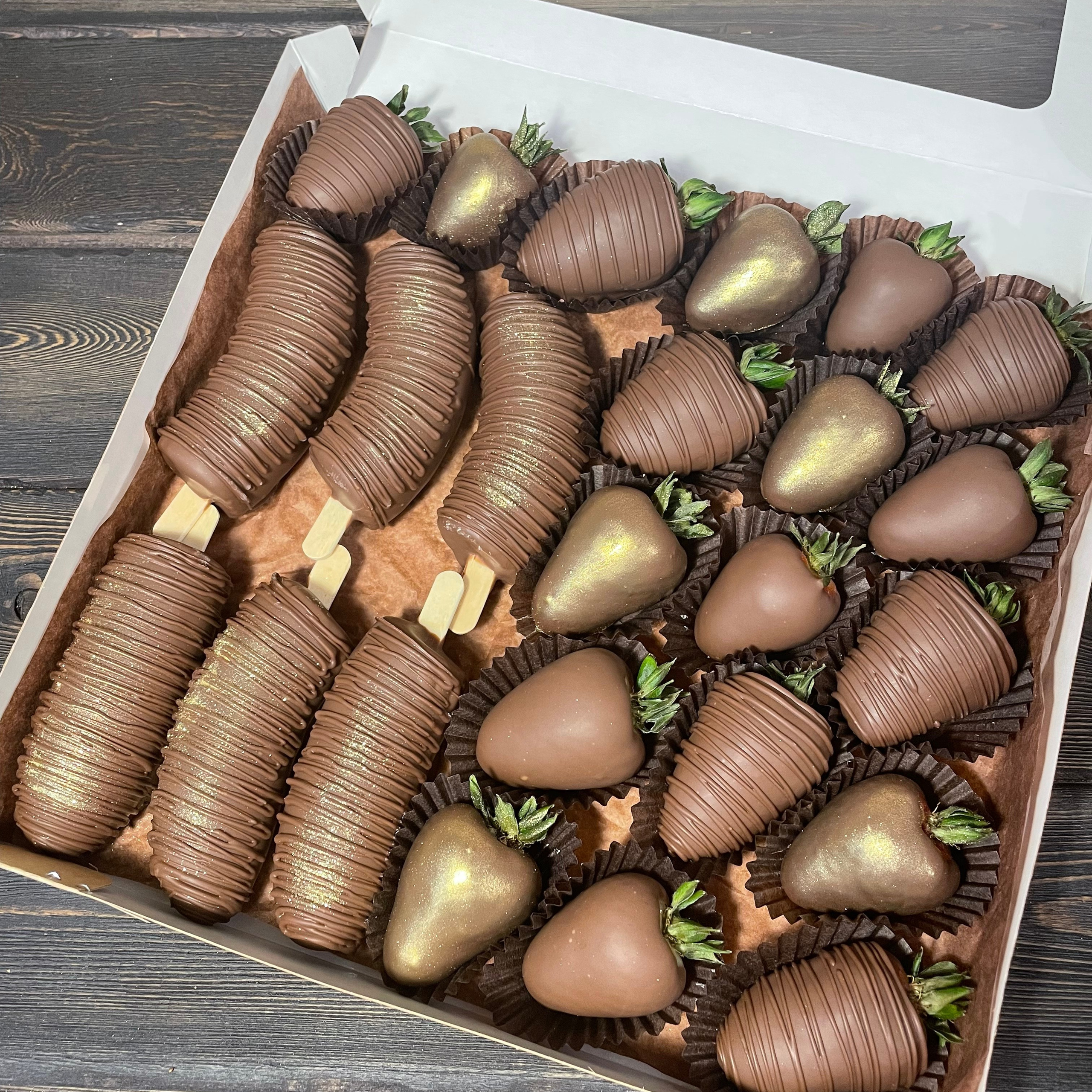 Набор «Клубника в шоколаде+бананы» MAX. Клубника в шоколаде в Сургуте