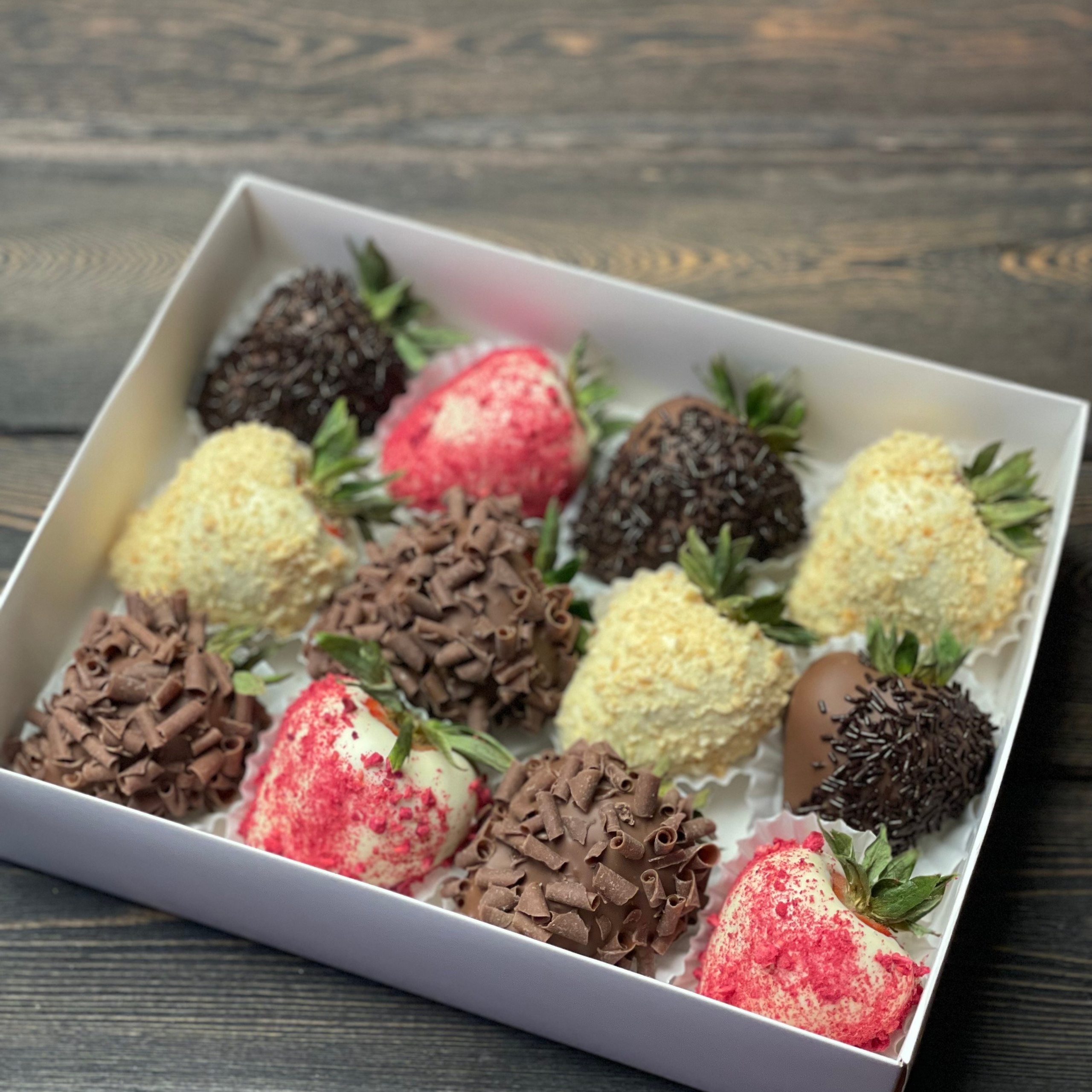 Набор Клубника в шоколаде "Трогательное признание". Клубника в шоколаде в Сургуте