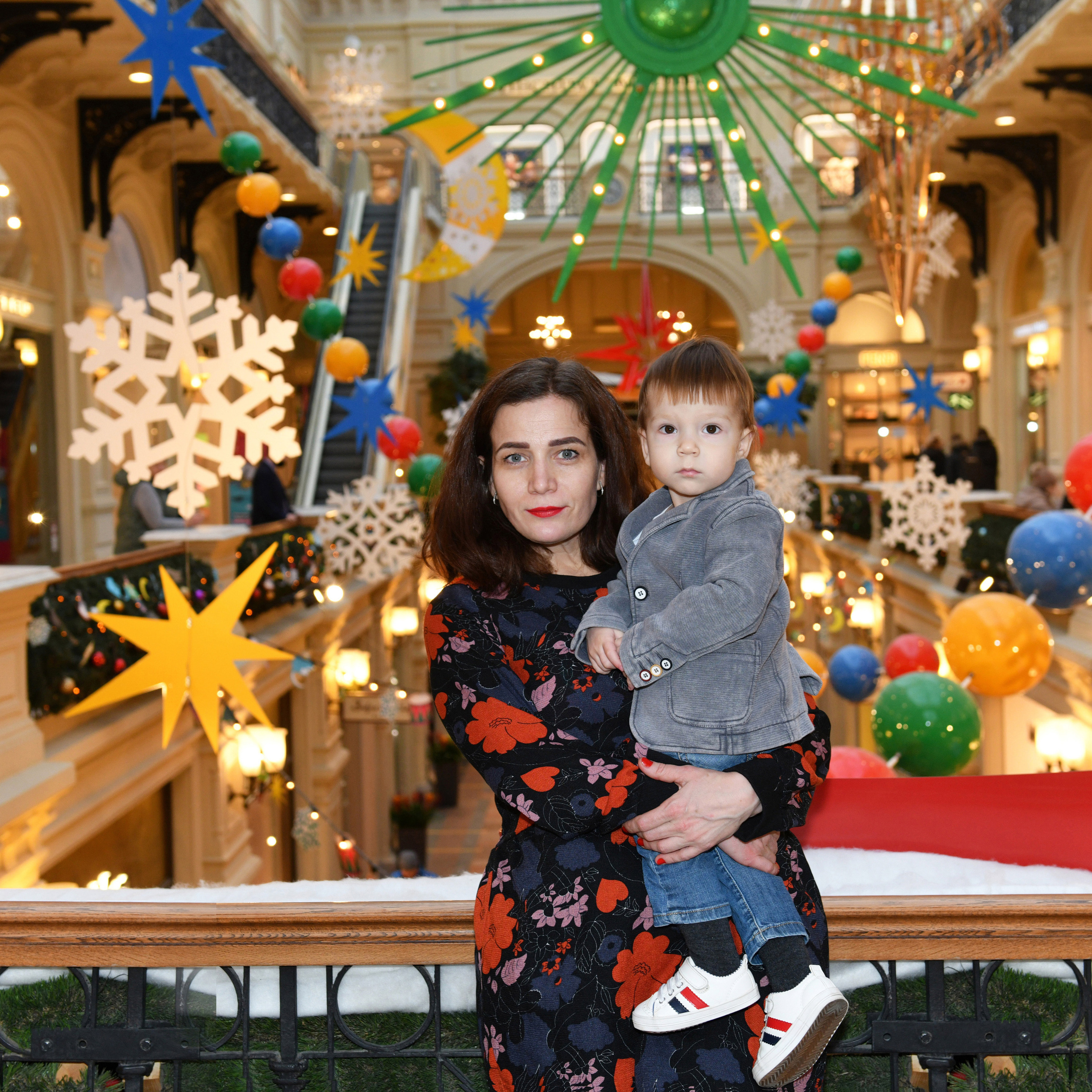 Съемка Ольги и Моти в Гуме