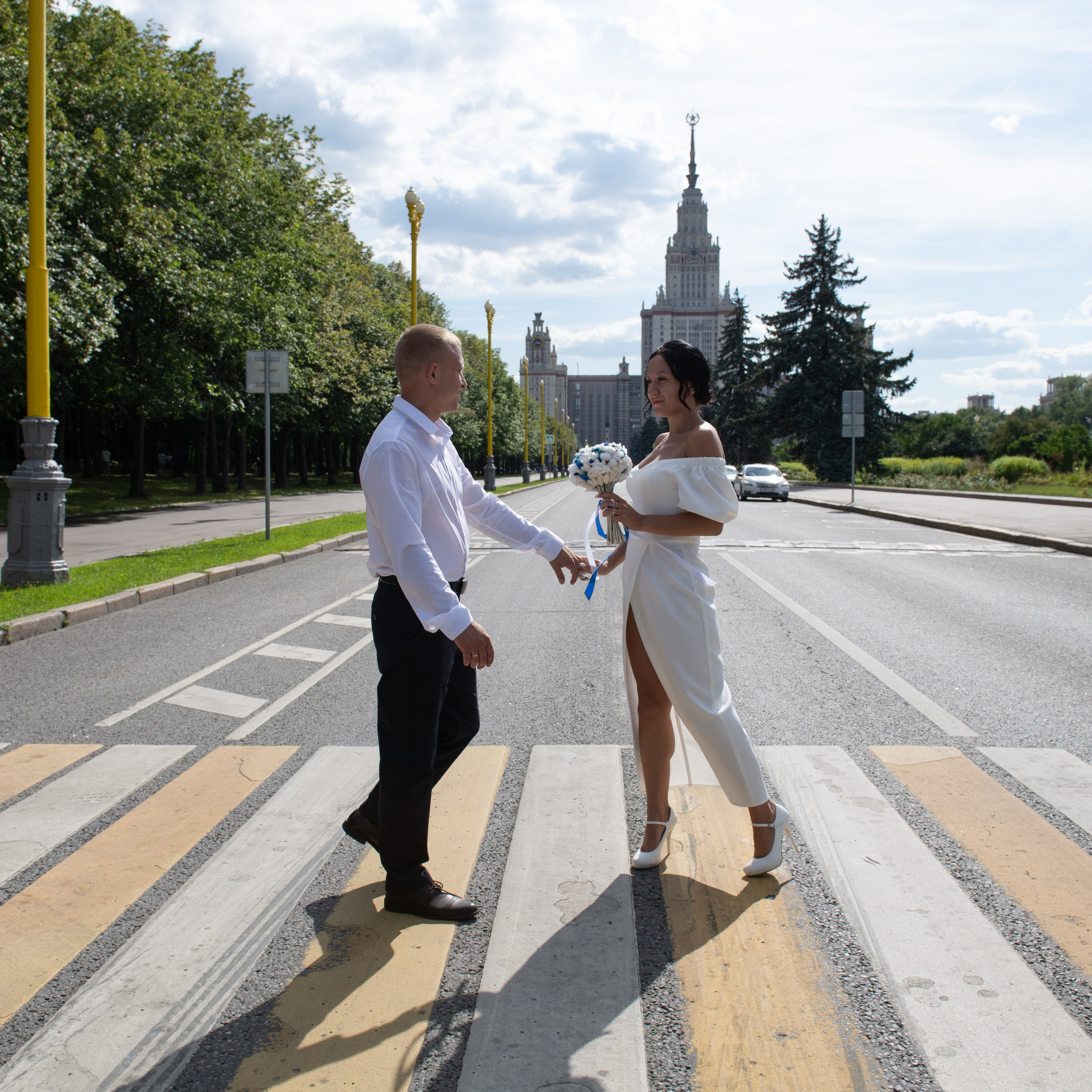 Анастасия и Дмитрий. Воробьёвы горы.