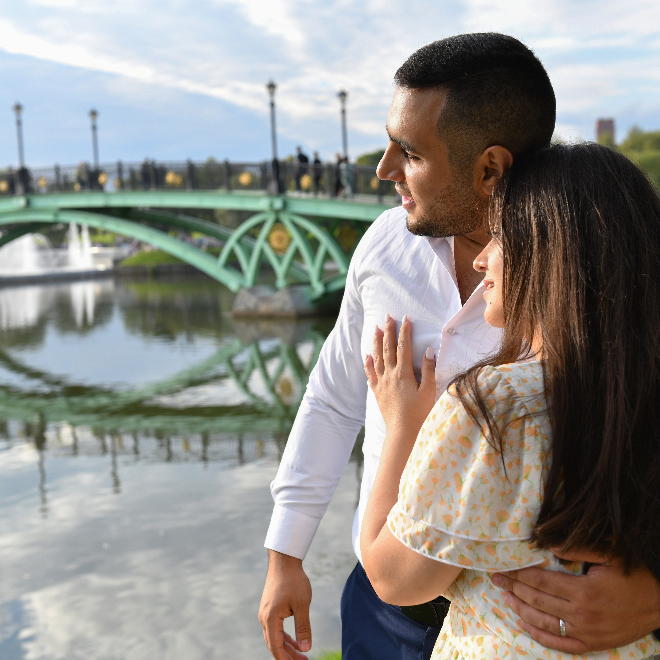 Омар и Рим свадебная прогулка в Царицыно