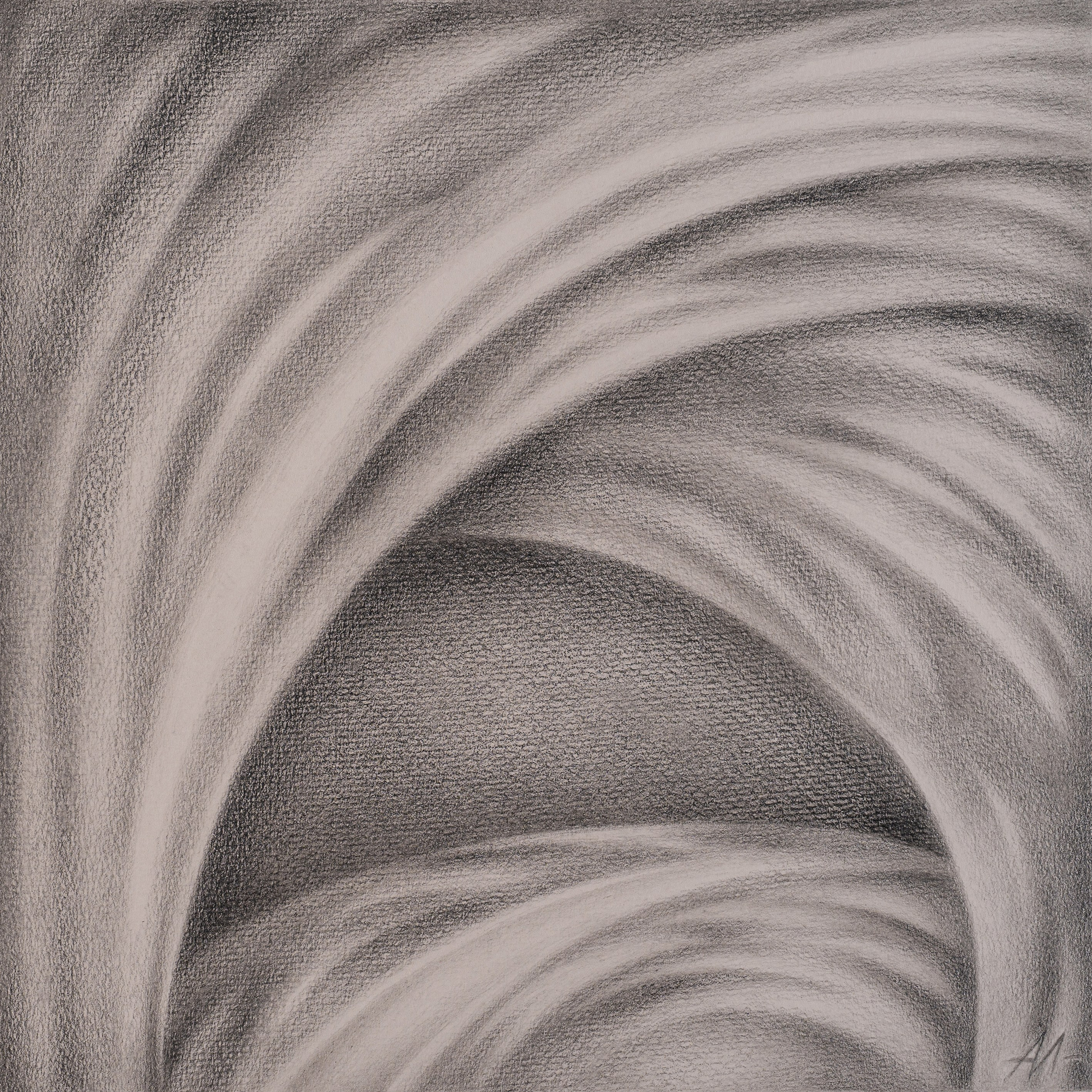 Художник Алексей Максимов. Archway, 2024, бумага, графитовый карандаш  