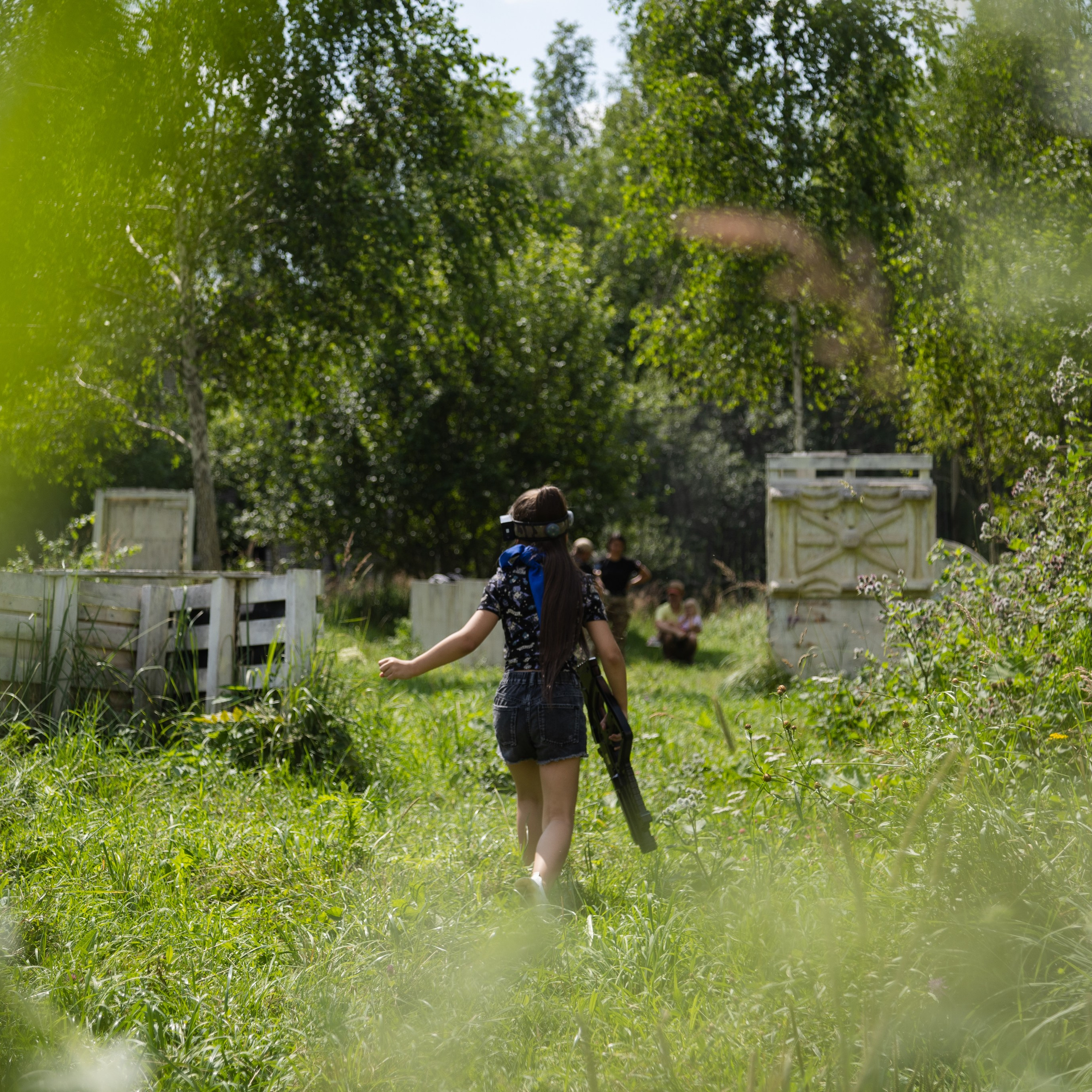 Лазертаг на природе. Портретный фотограф в Москве и МО