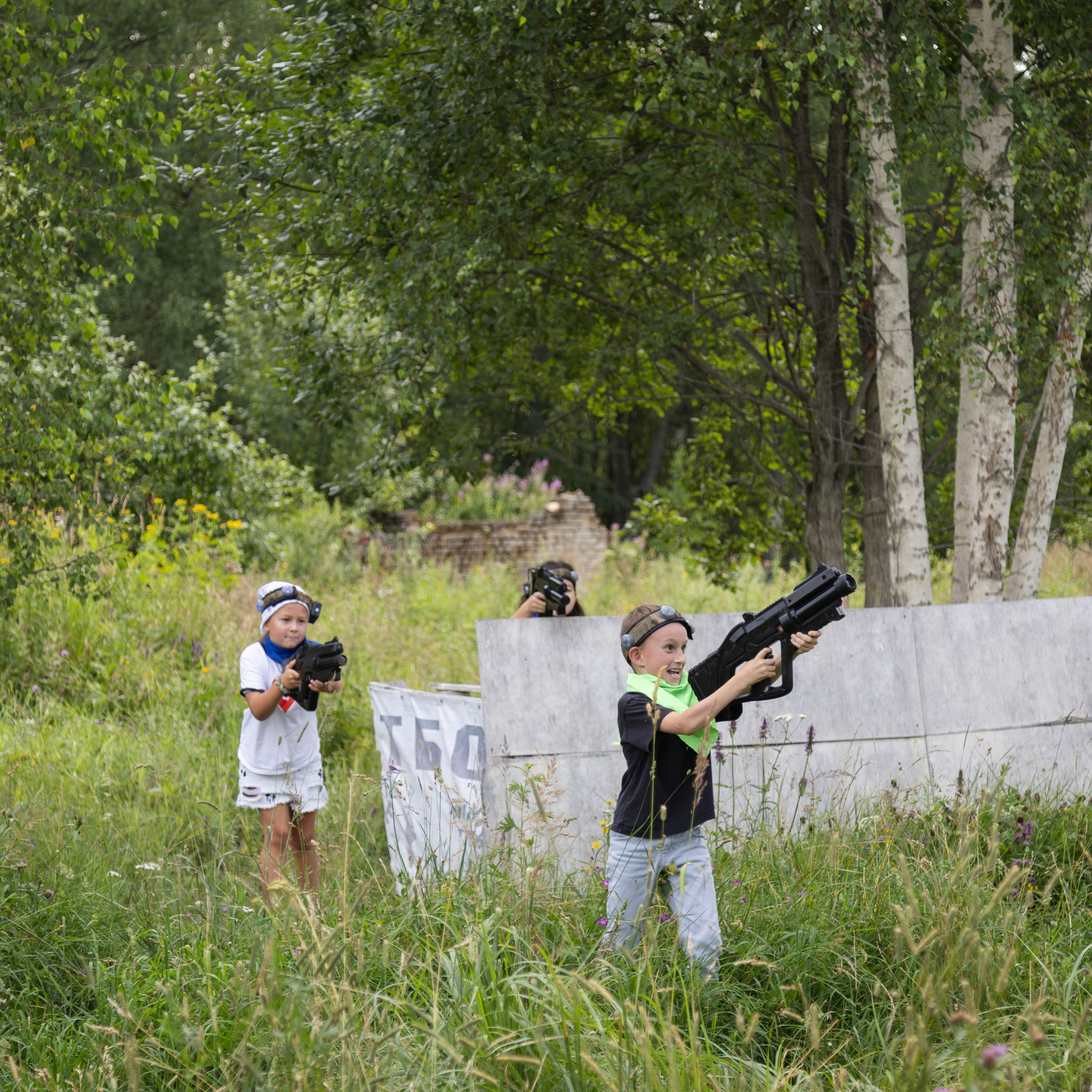 Лазертаг на природе. Портретный фотограф в Москве и МО