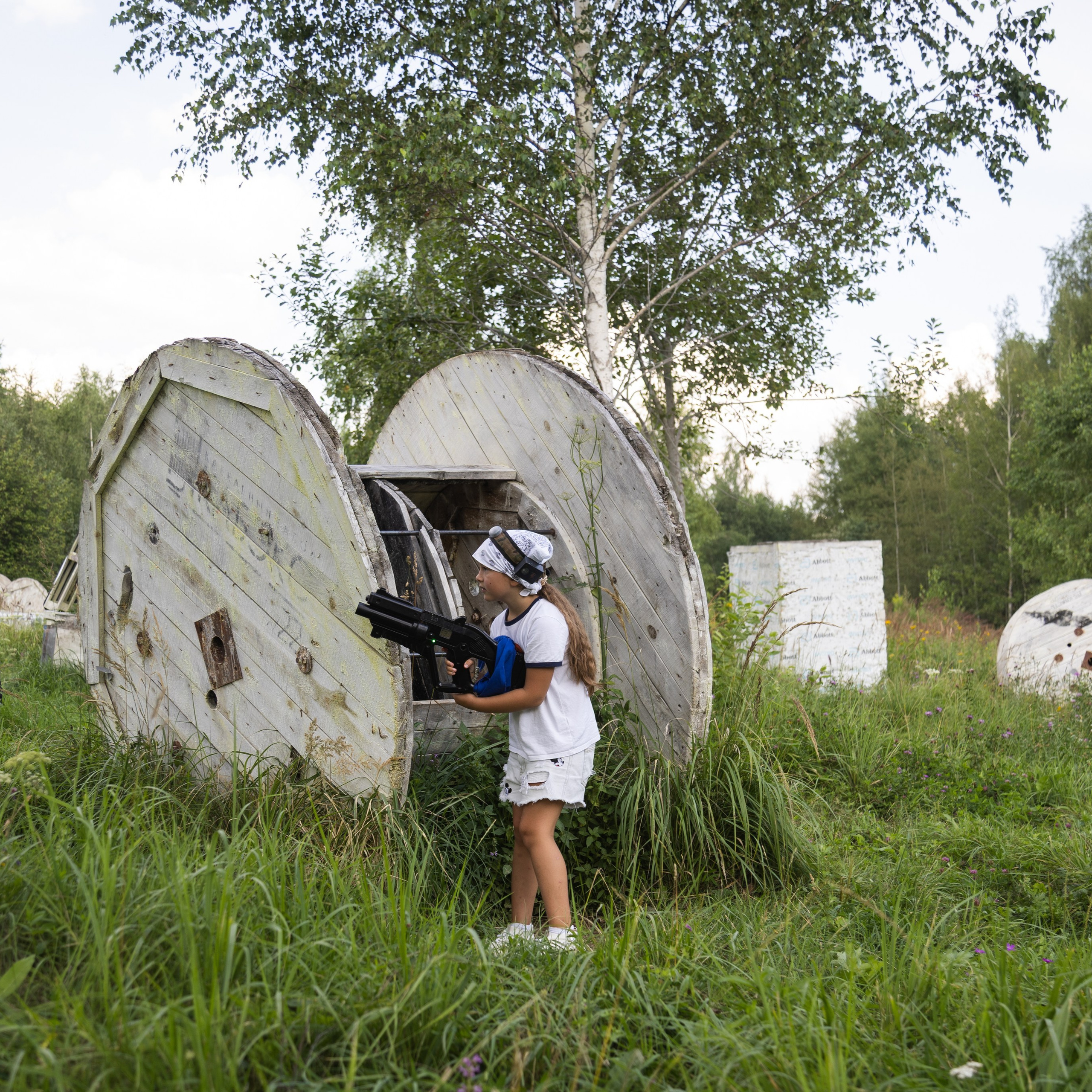 Лазертаг на природе. Портретный фотограф в Москве и МО