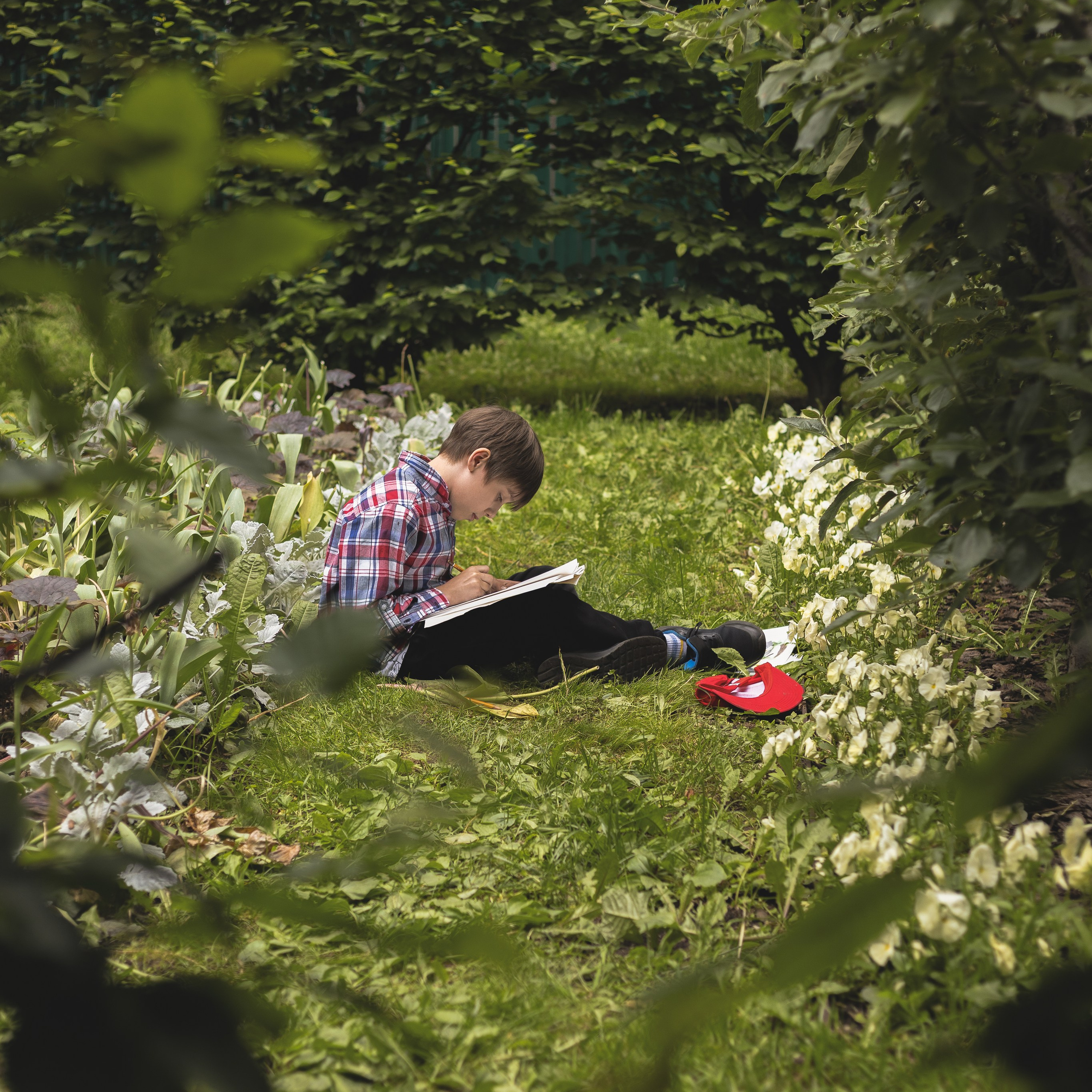 Дети на пленэре. Портретный фотограф в Москве и МО