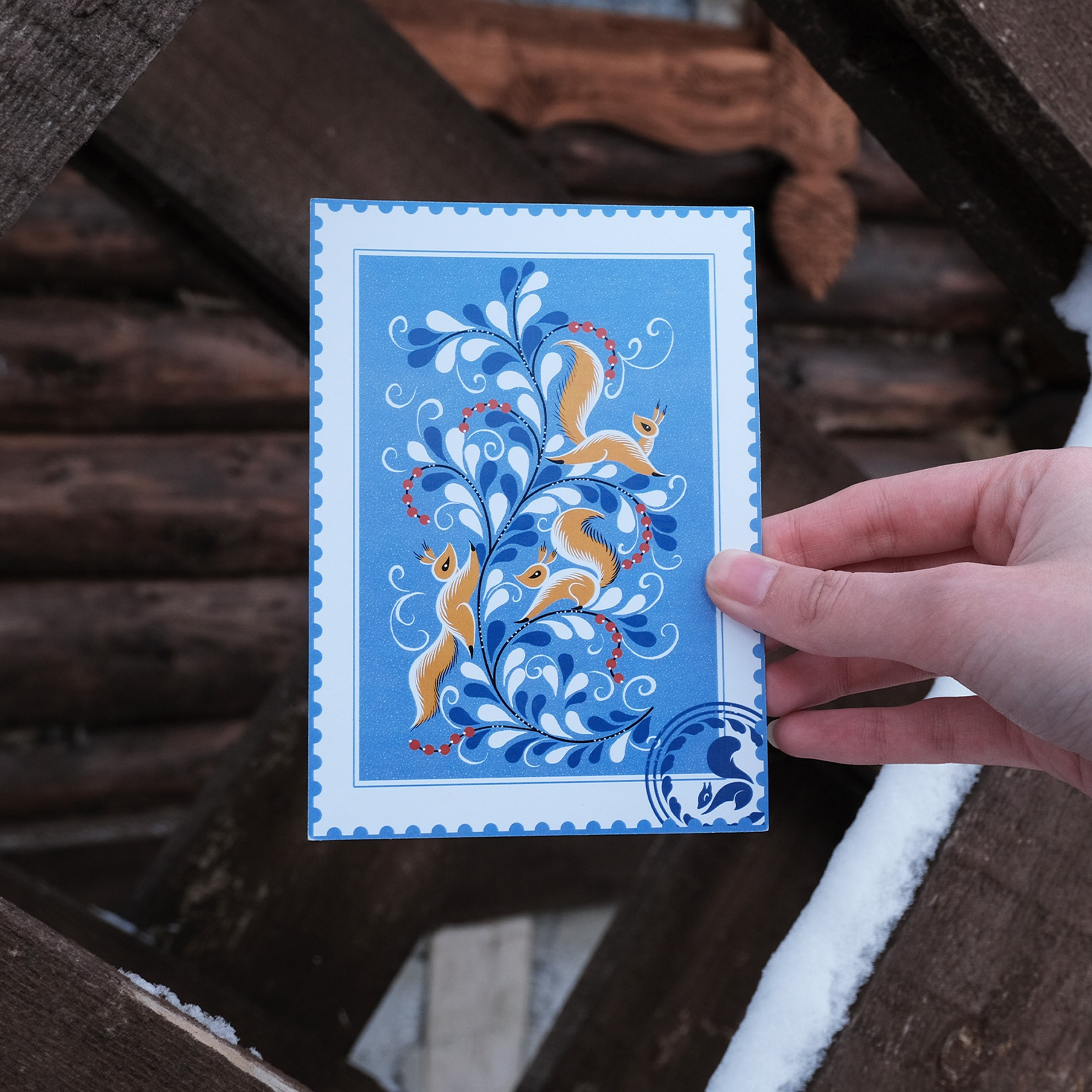 Открытки. Сувениры и подарки с Ордынской росписью | Новосибирск