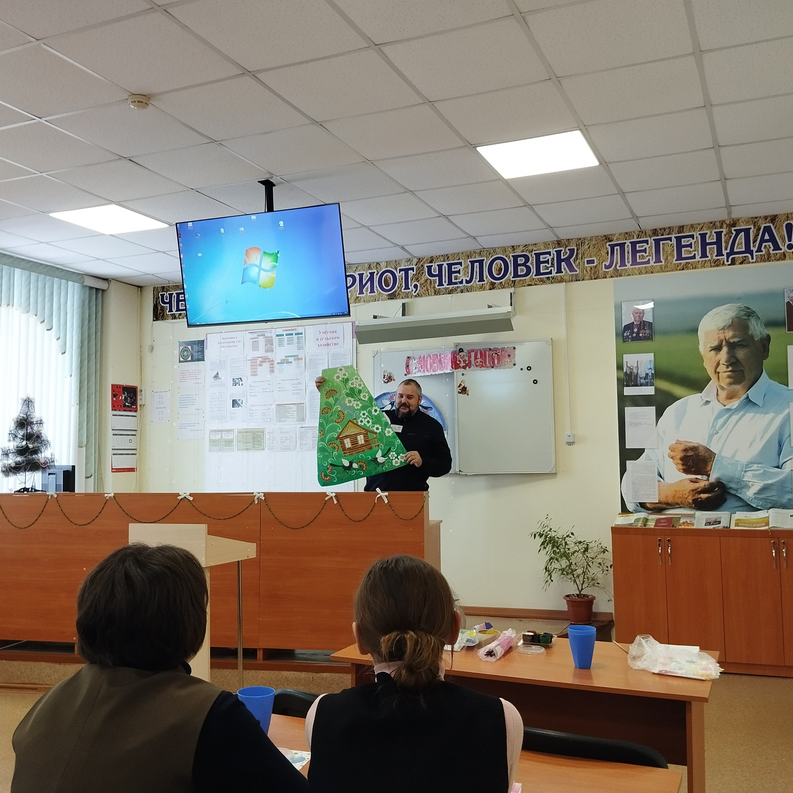 Мастер-класс для СОШ № 3. Сувениры и подарки с Ордынской росписью | Новосибирск