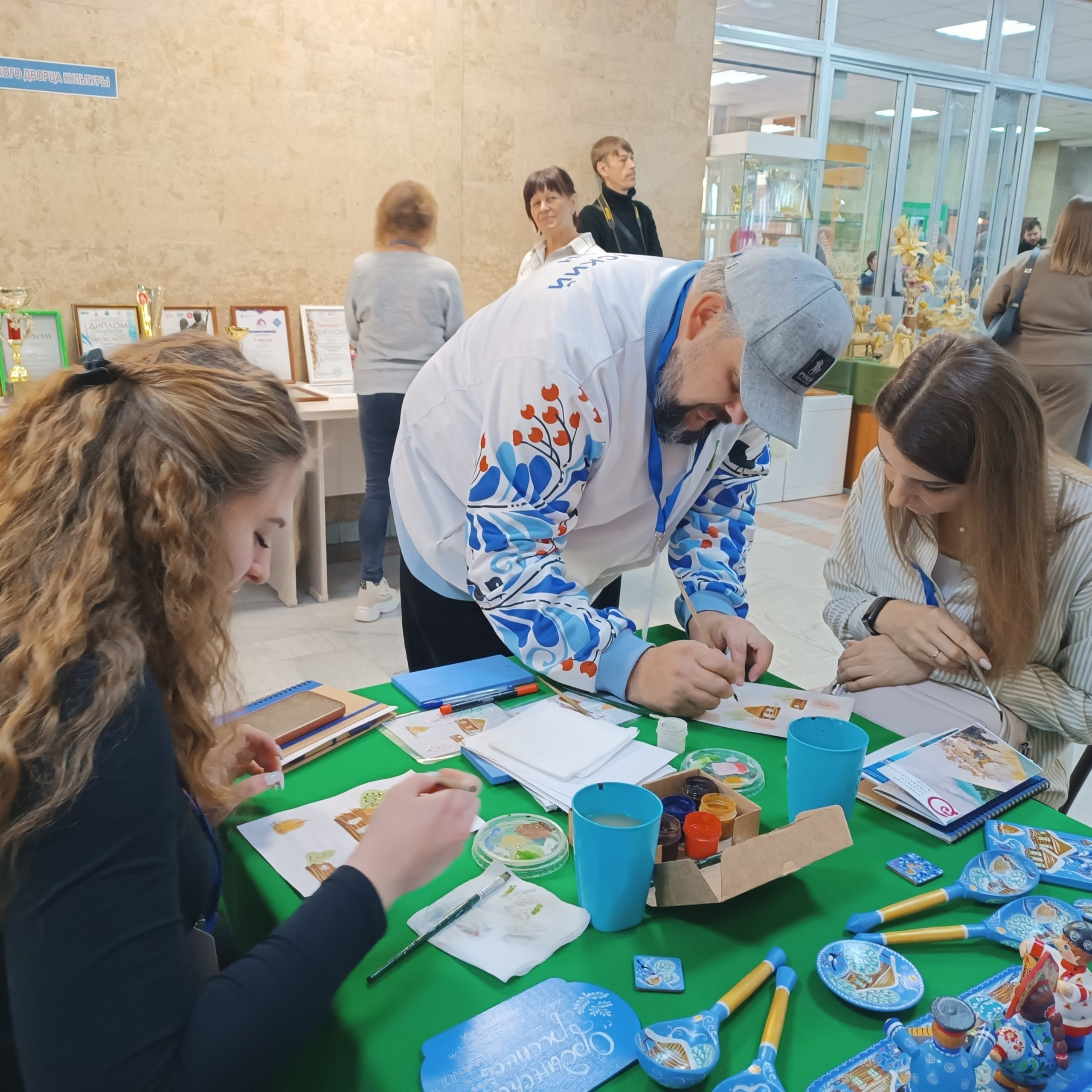 Мастер-класс для СОШ № 3. Сувениры и подарки с Ордынской росписью | Новосибирск