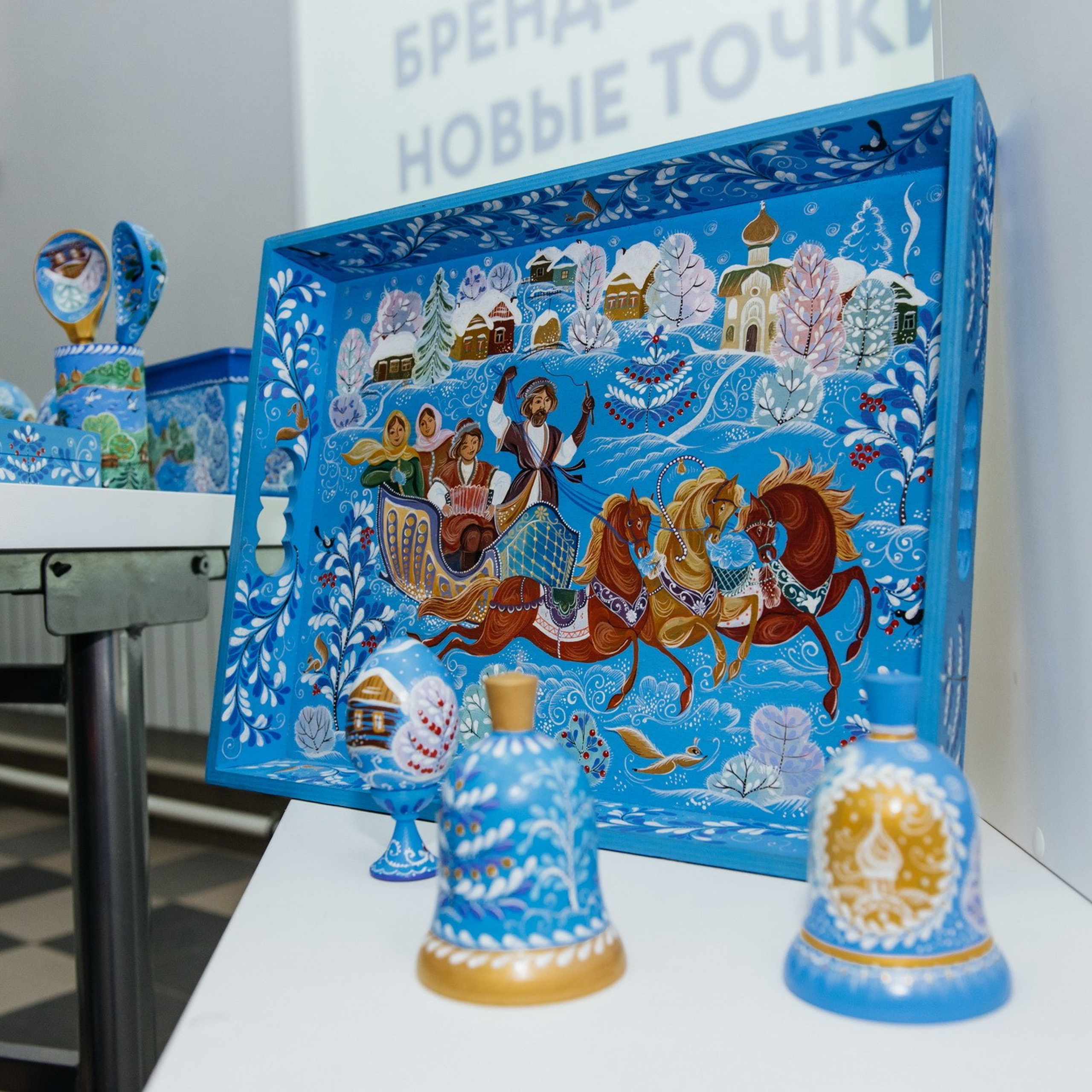 Выставка «Ордынская роспись» в НГТУ НЭТИ. Сувениры и подарки с Ордынской росписью | Новосибирск