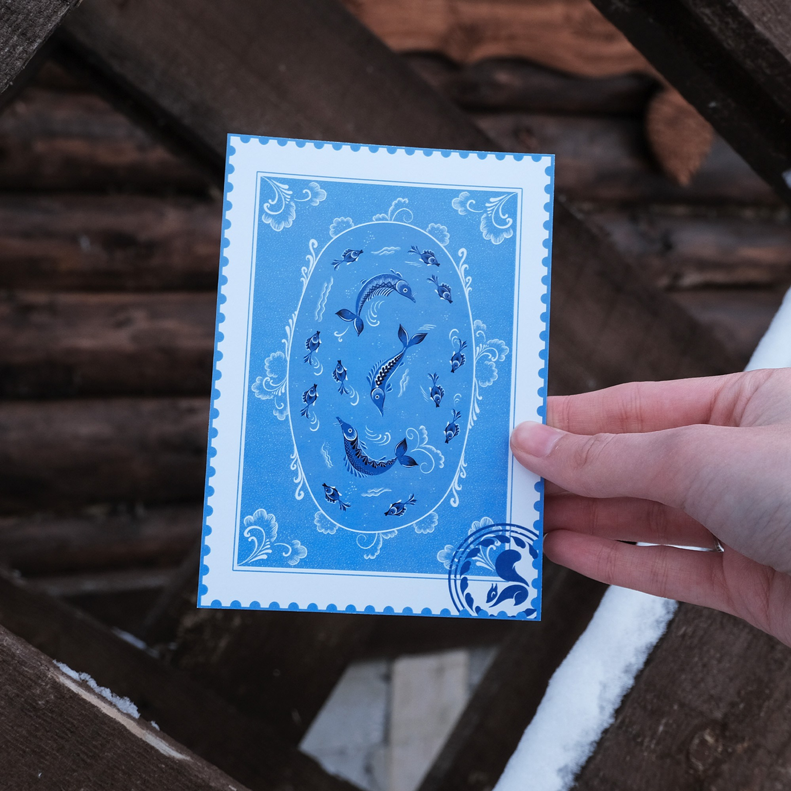 Открытки. Сувениры и подарки с Ордынской росписью | Новосибирск