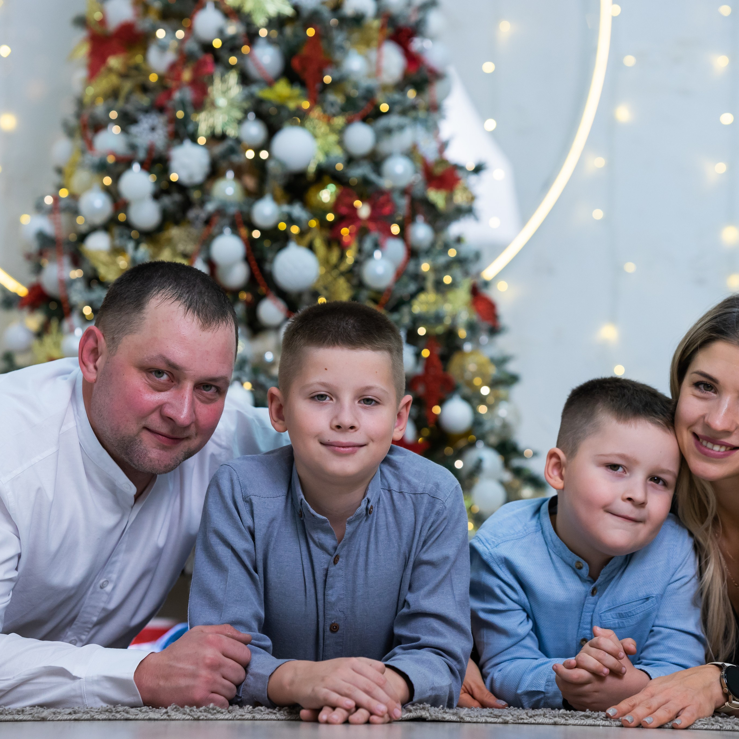 Максим, Виктория, Даня и Миша