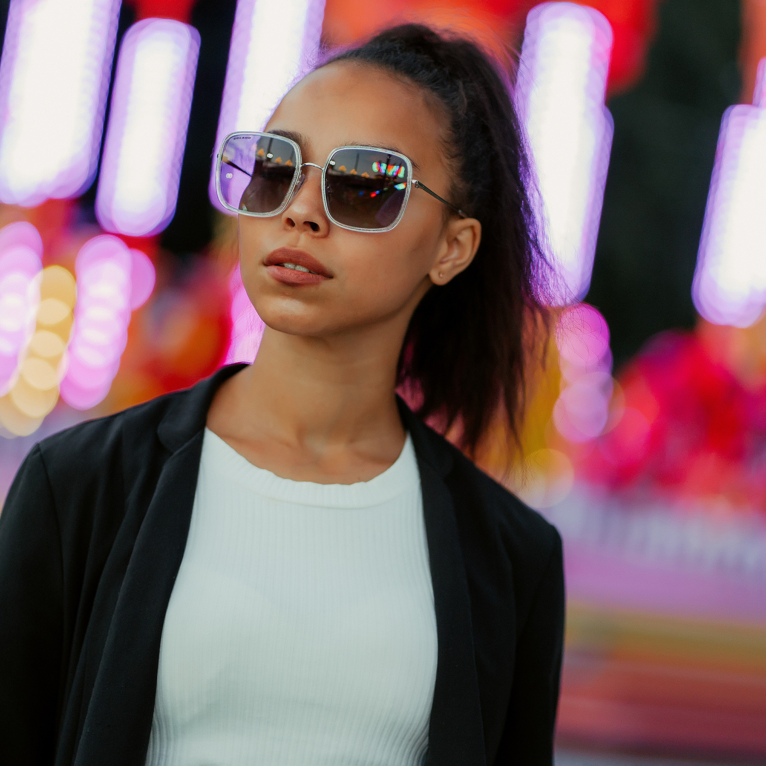 Рекламные кадры для оптики.