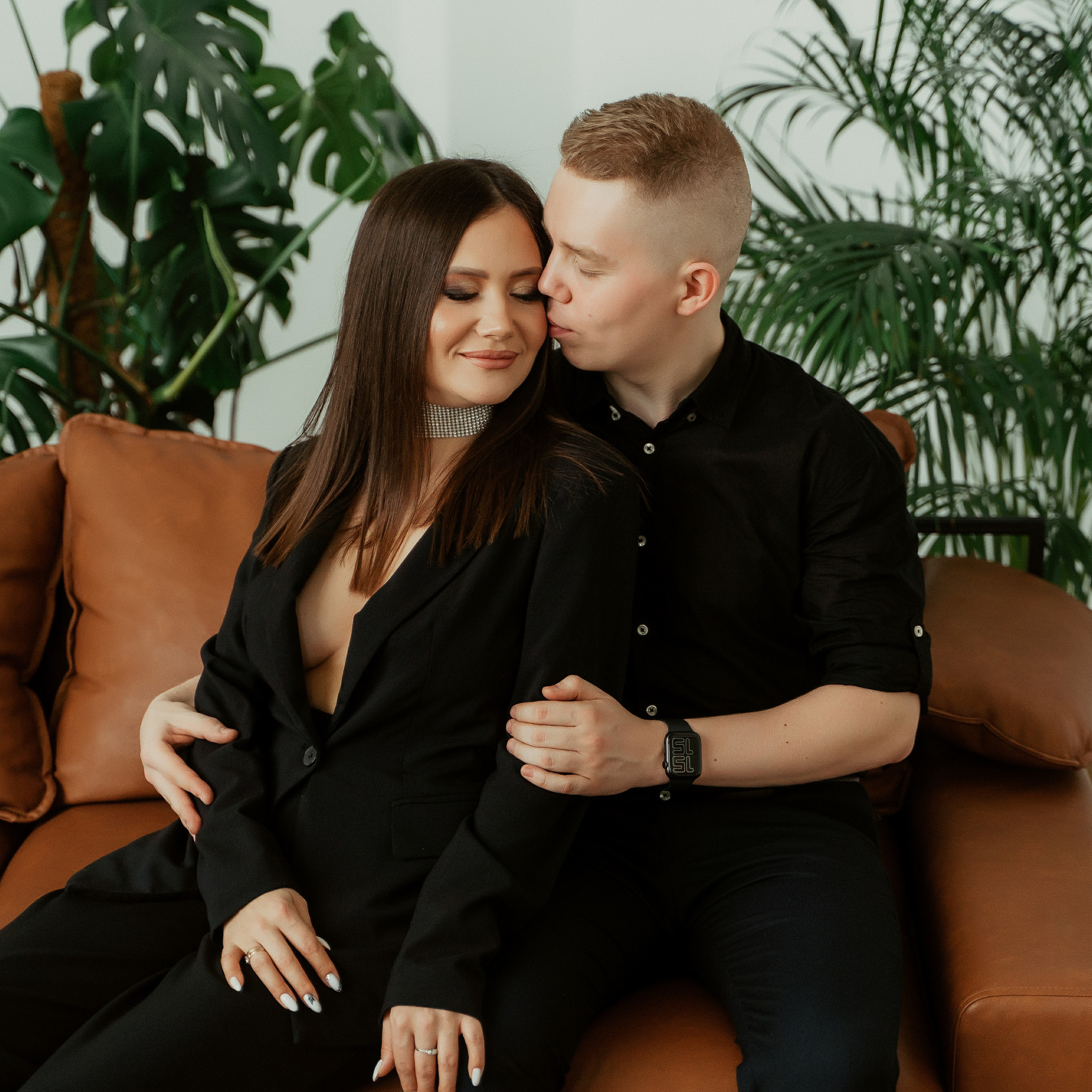 Студийная съёмка Владимира и Анастасии