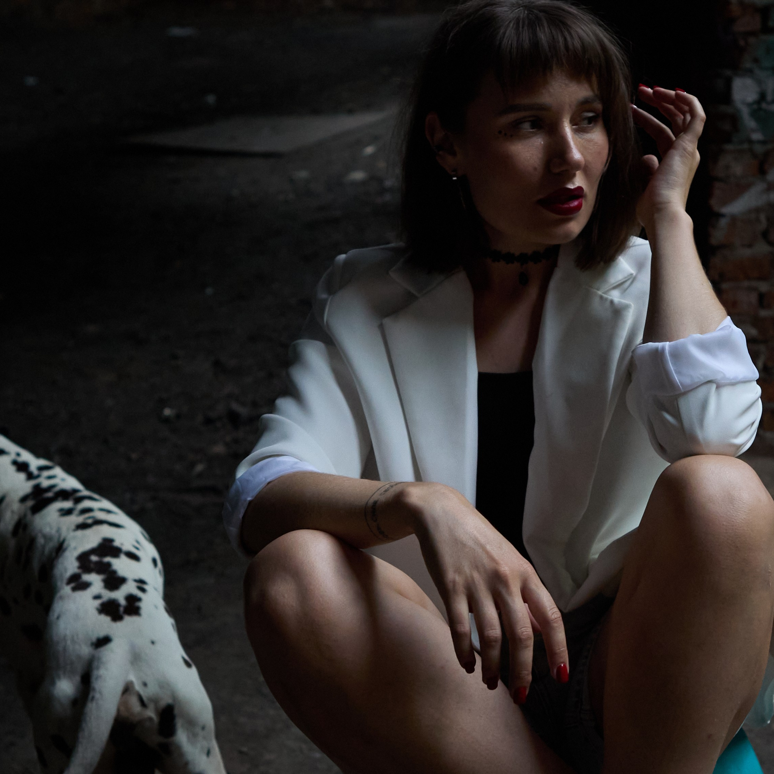 фотосессия с собакой