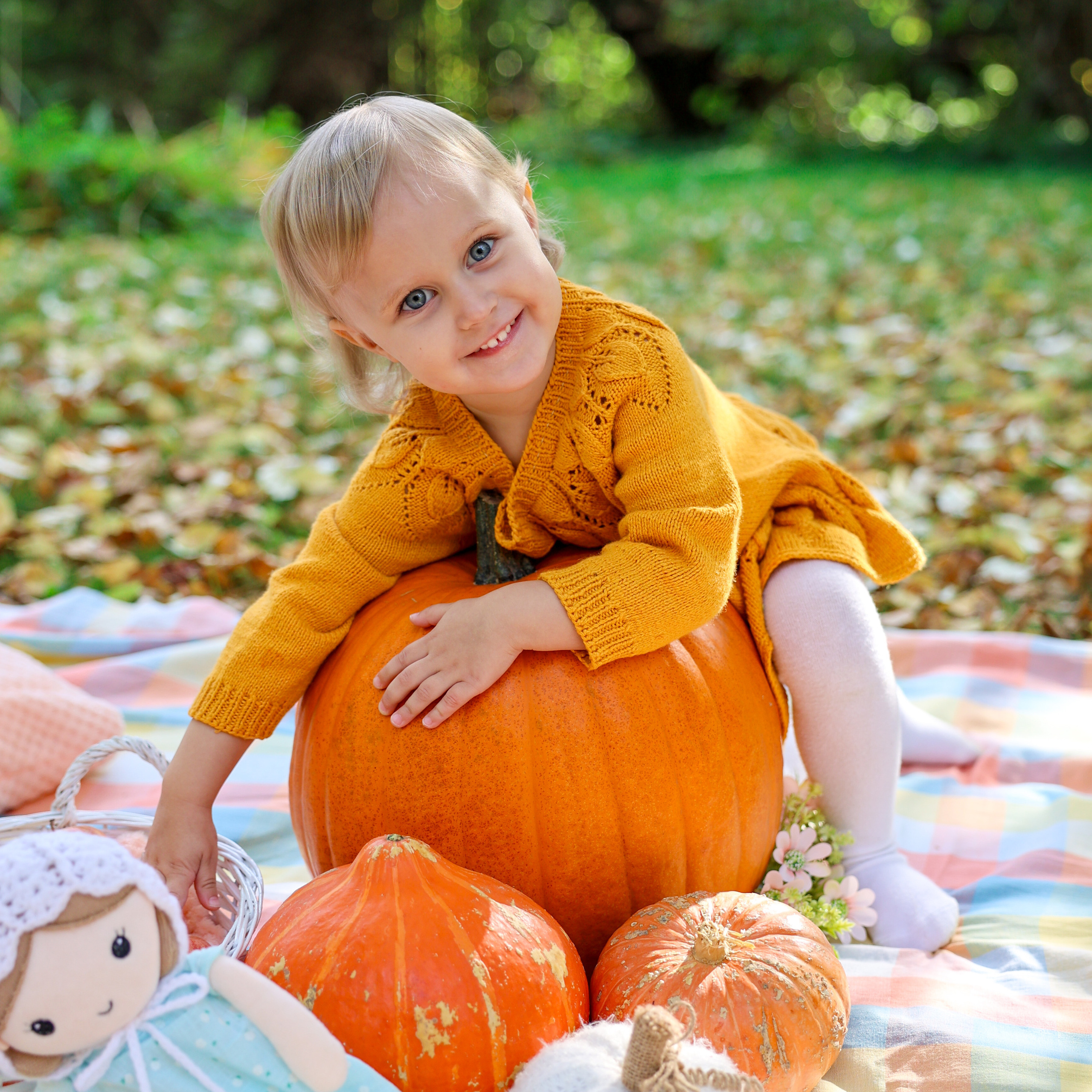 Полина на пикнике