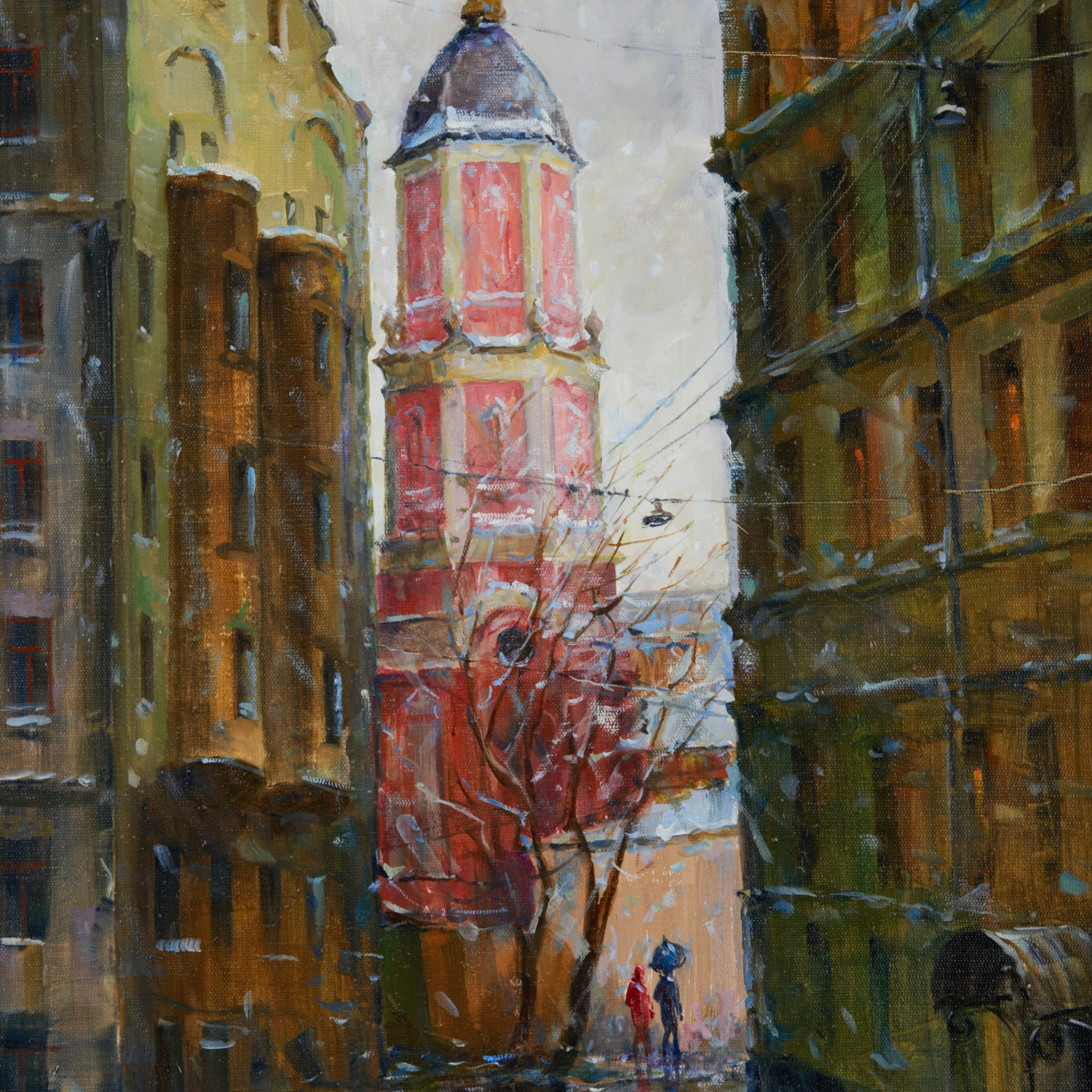 Меньшикова башня. Картинная галерея пейзажей Москвы от художника Станислава Скобелева