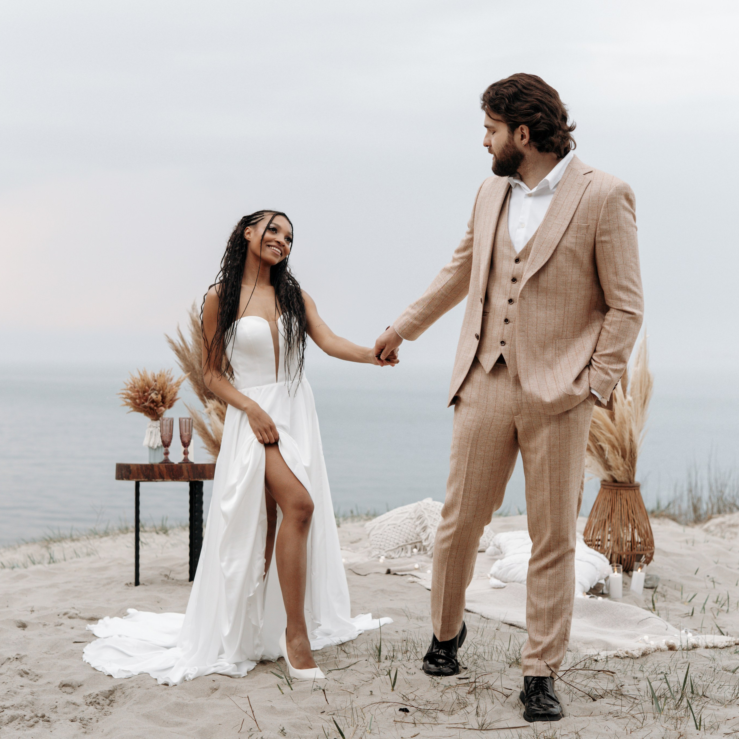 Свадебная фотосессия на пляже, Мона и Владислав