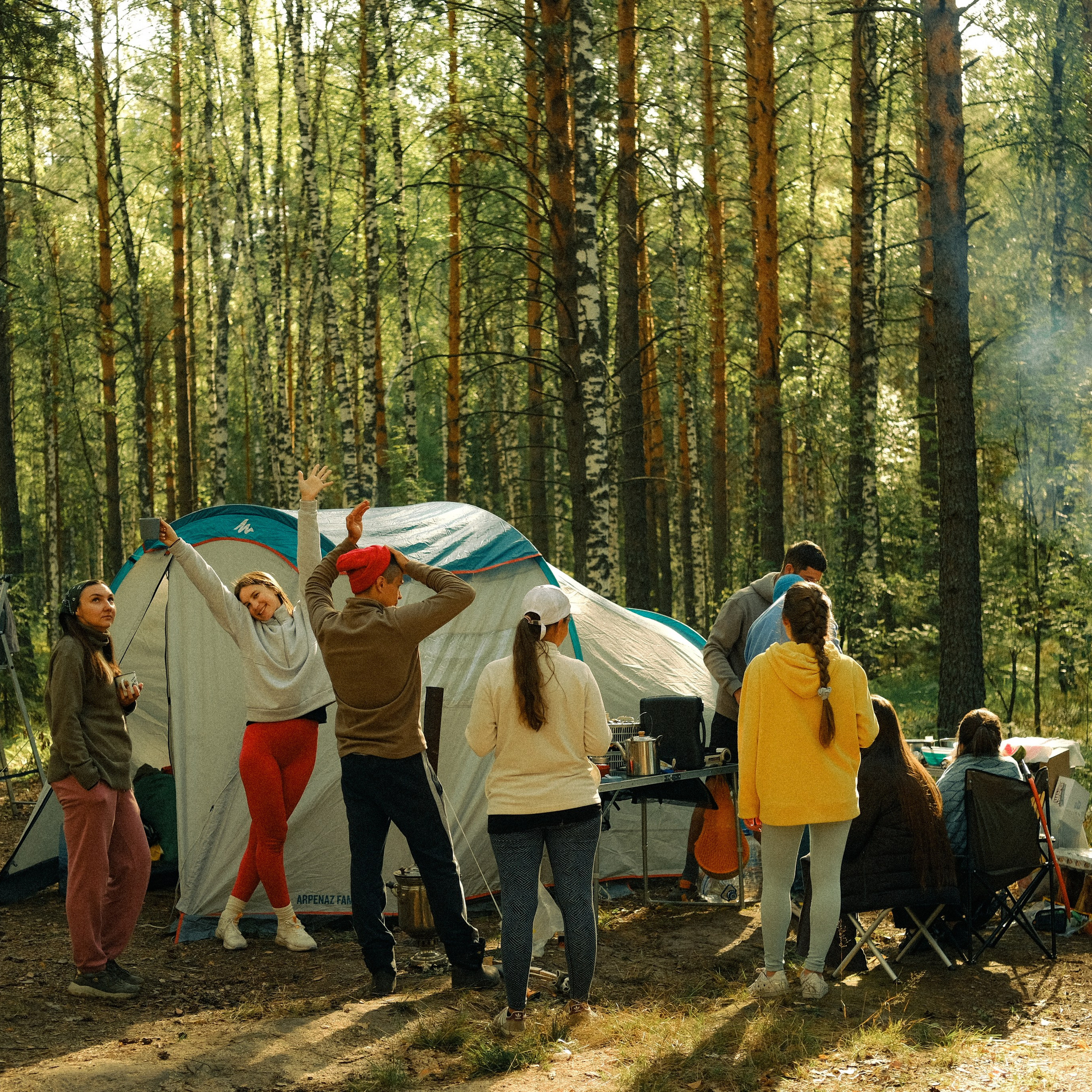 Red Lockers & Good Friends Trip Кемпинг