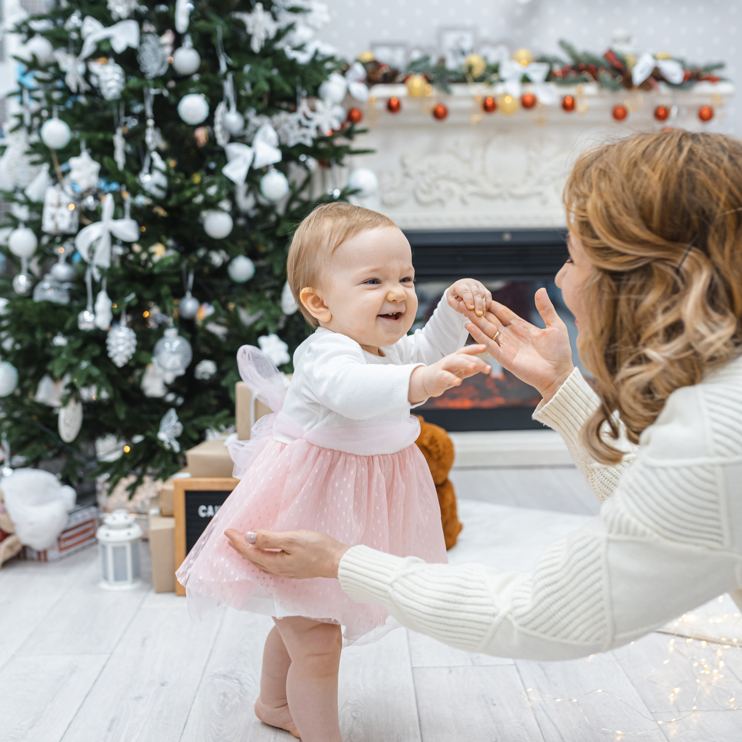 Новогодние семейный фотографии.
