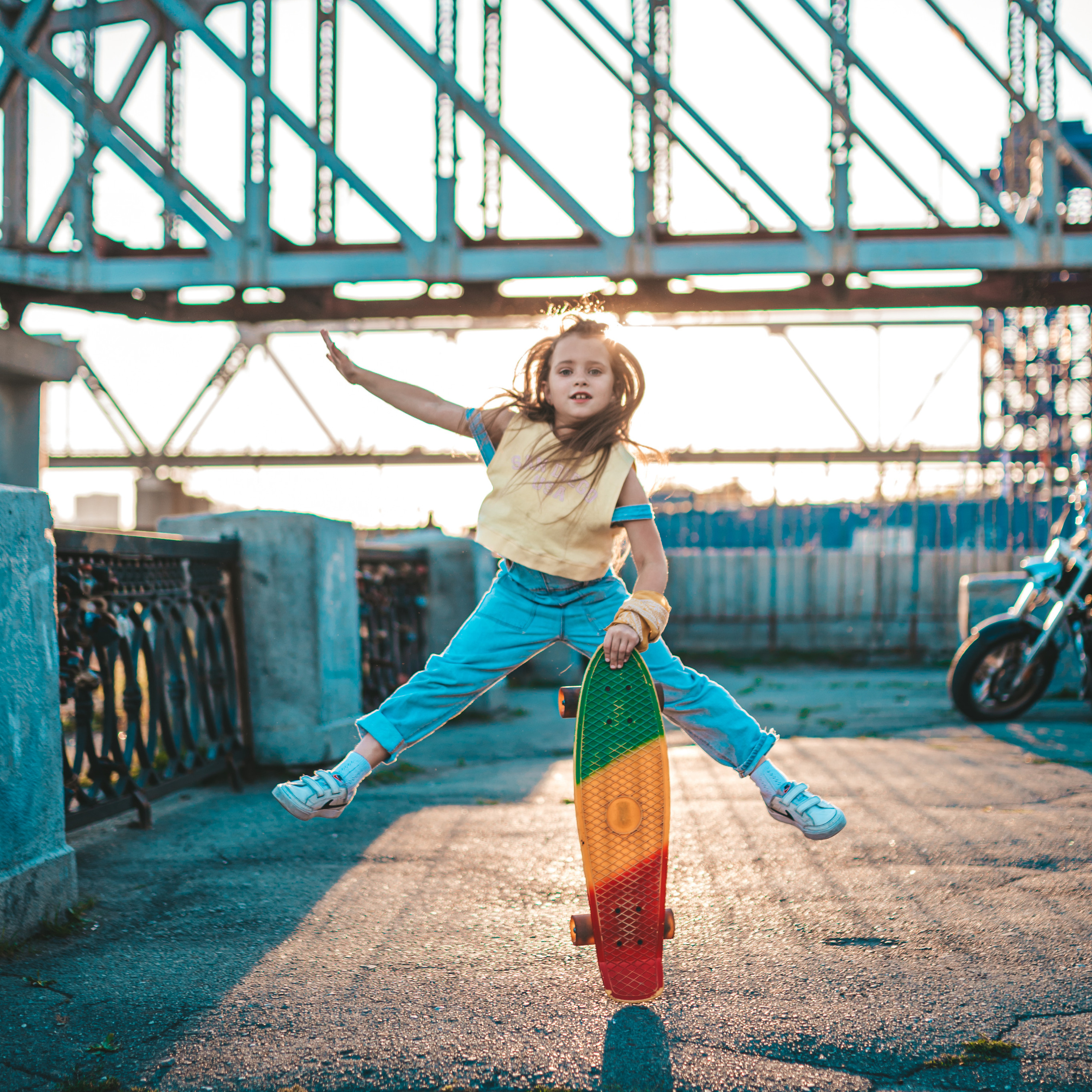 Дарина, скейт и лето