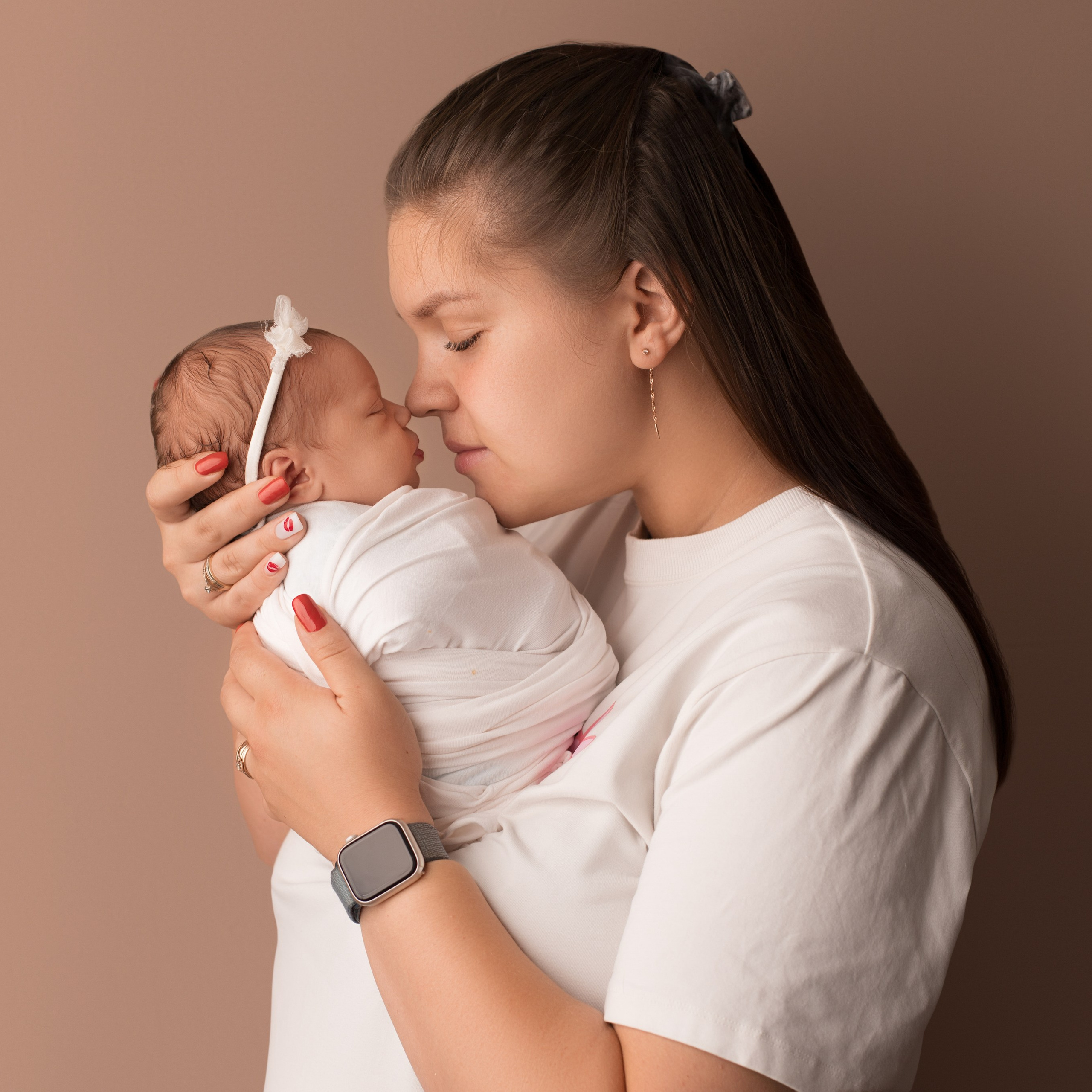 С родителями. Фотограф новорожденных Ольга Джарты