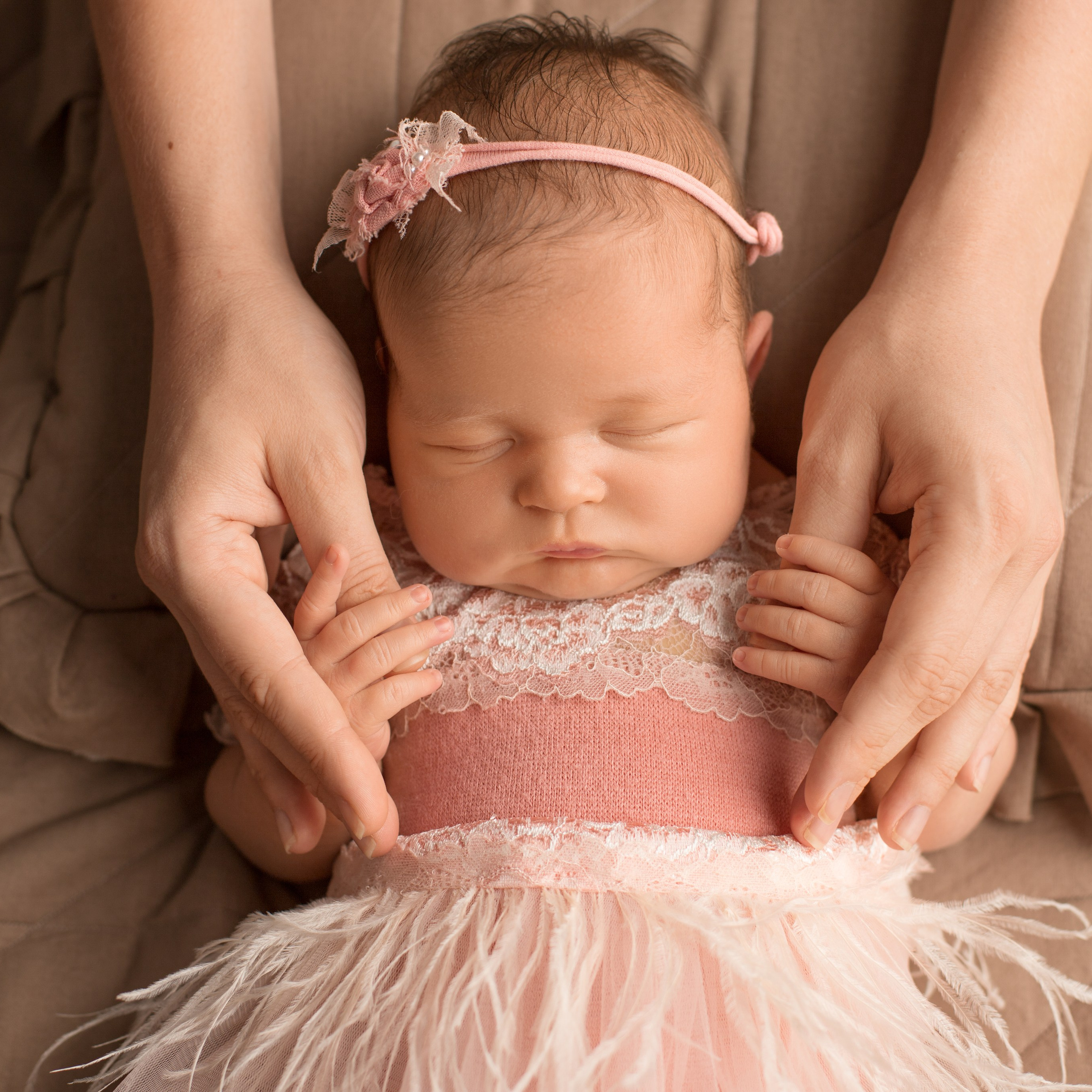 Аня.2,5 недели. Фотограф новорожденных Ольга Джарты