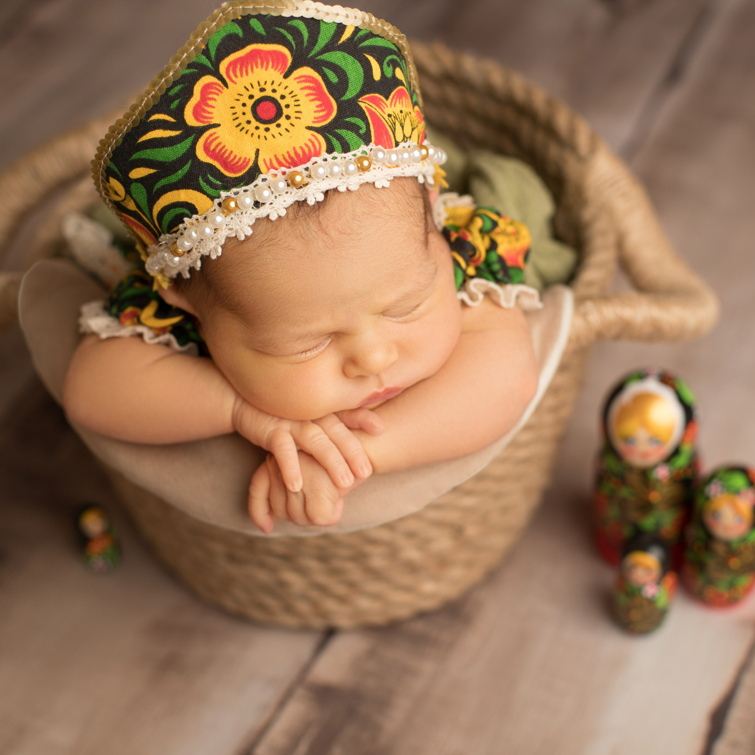 Анастасия.14 дней. Фотограф новорожденных Ольга Джарты