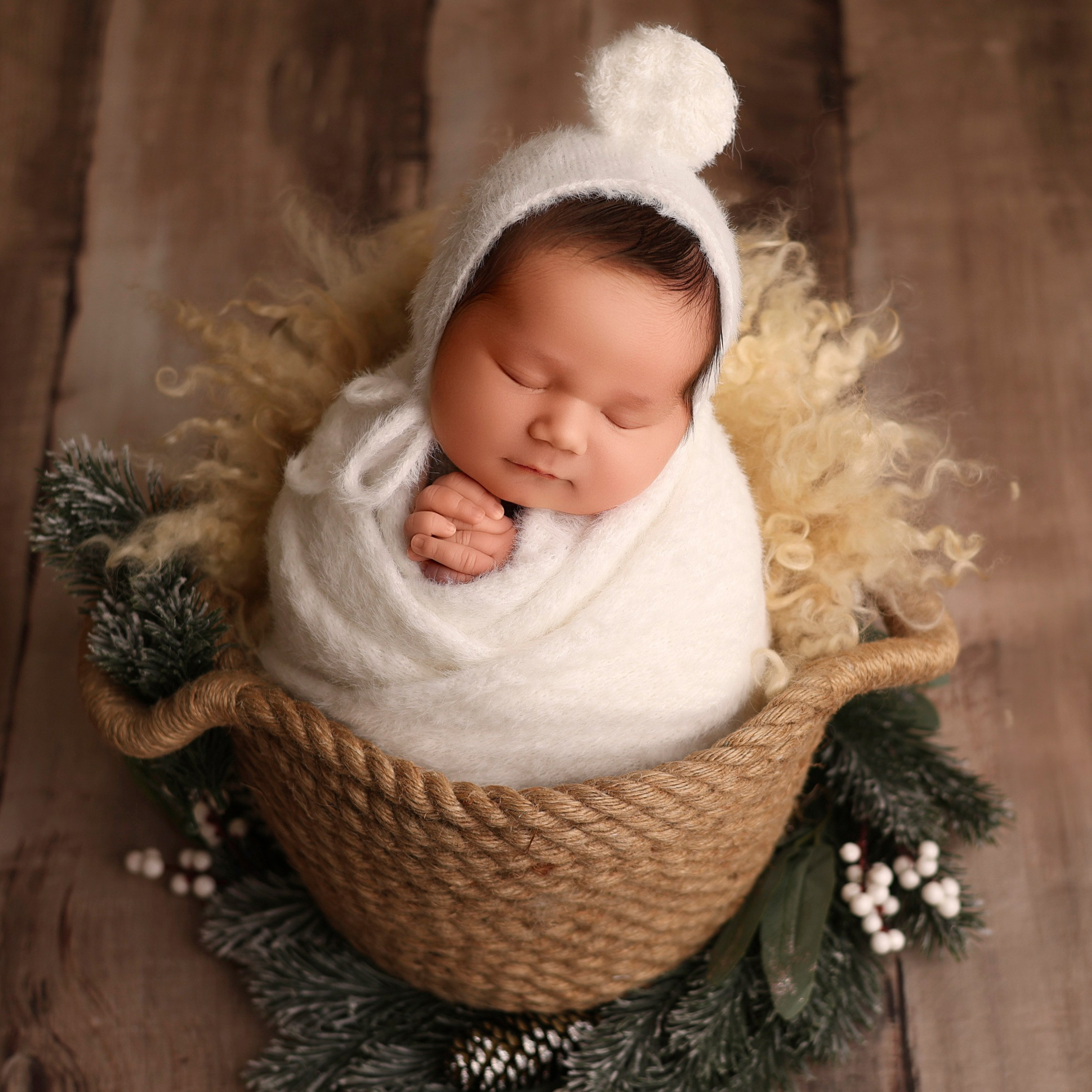 Вера. 7 дней. Фотограф новорожденных Ольга Джарты