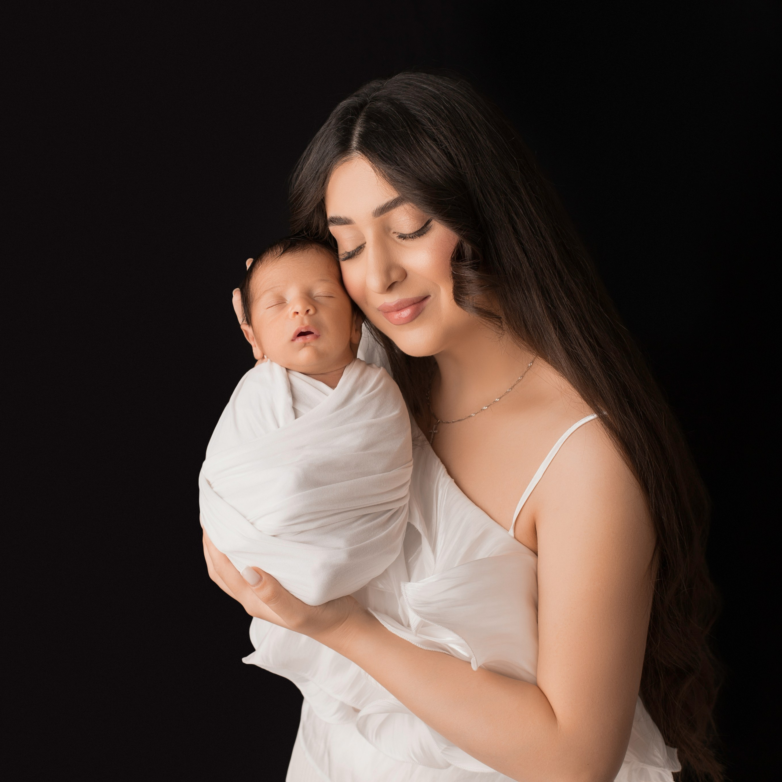 С родителями. Фотограф новорожденных Ольга Джарты