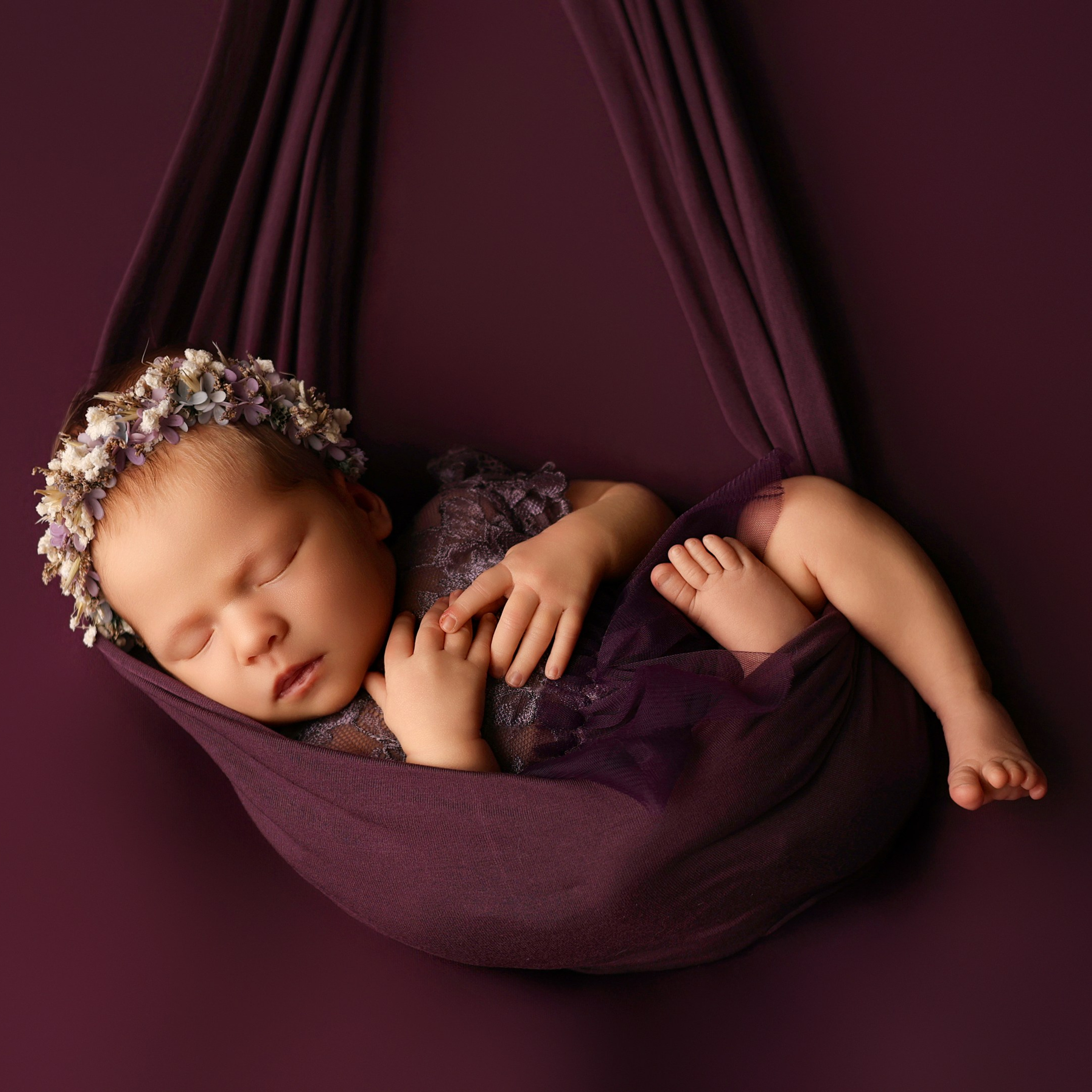 Кира.16 дней. Фотограф новорожденных Ольга Джарты