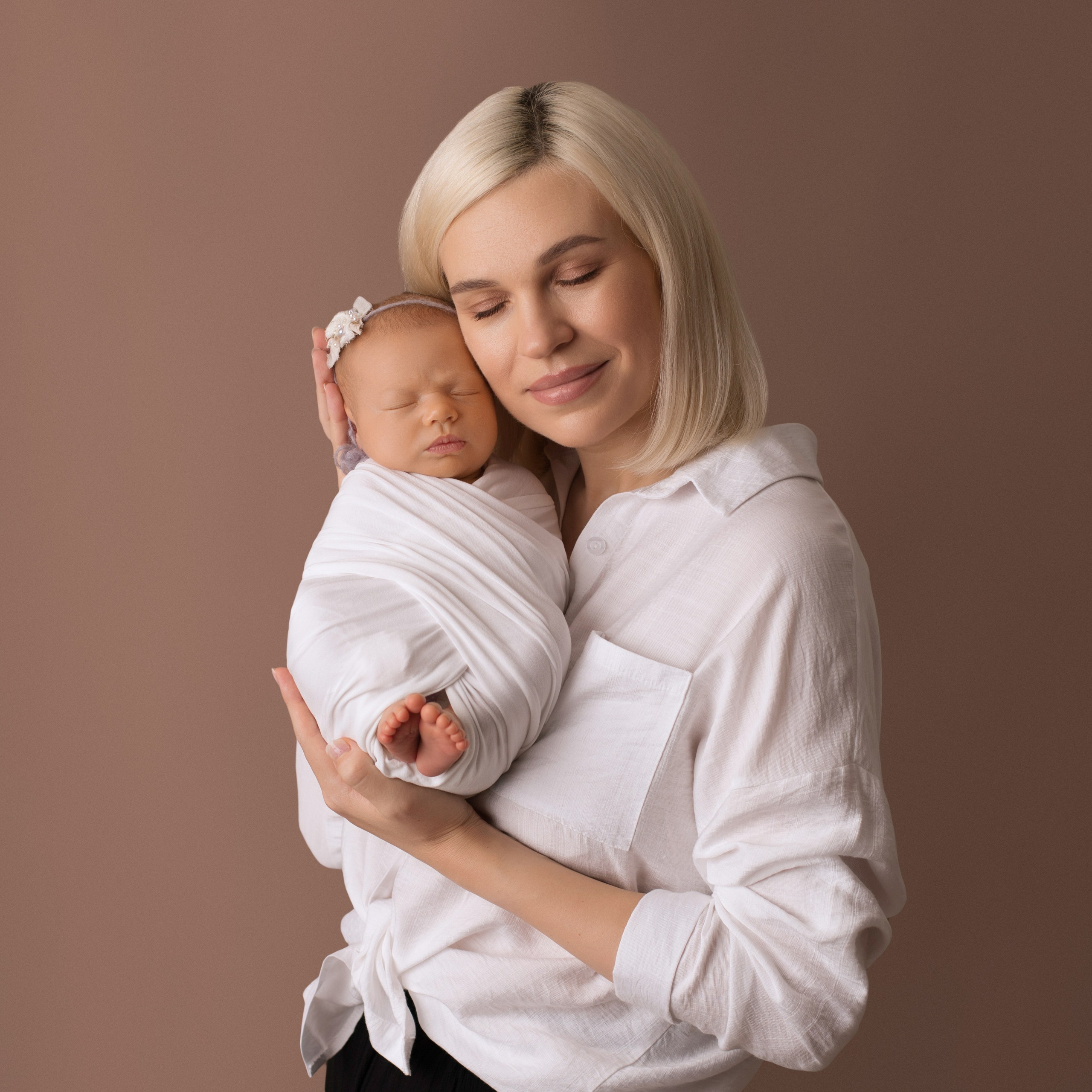 С родителями. Фотограф новорожденных Ольга Джарты