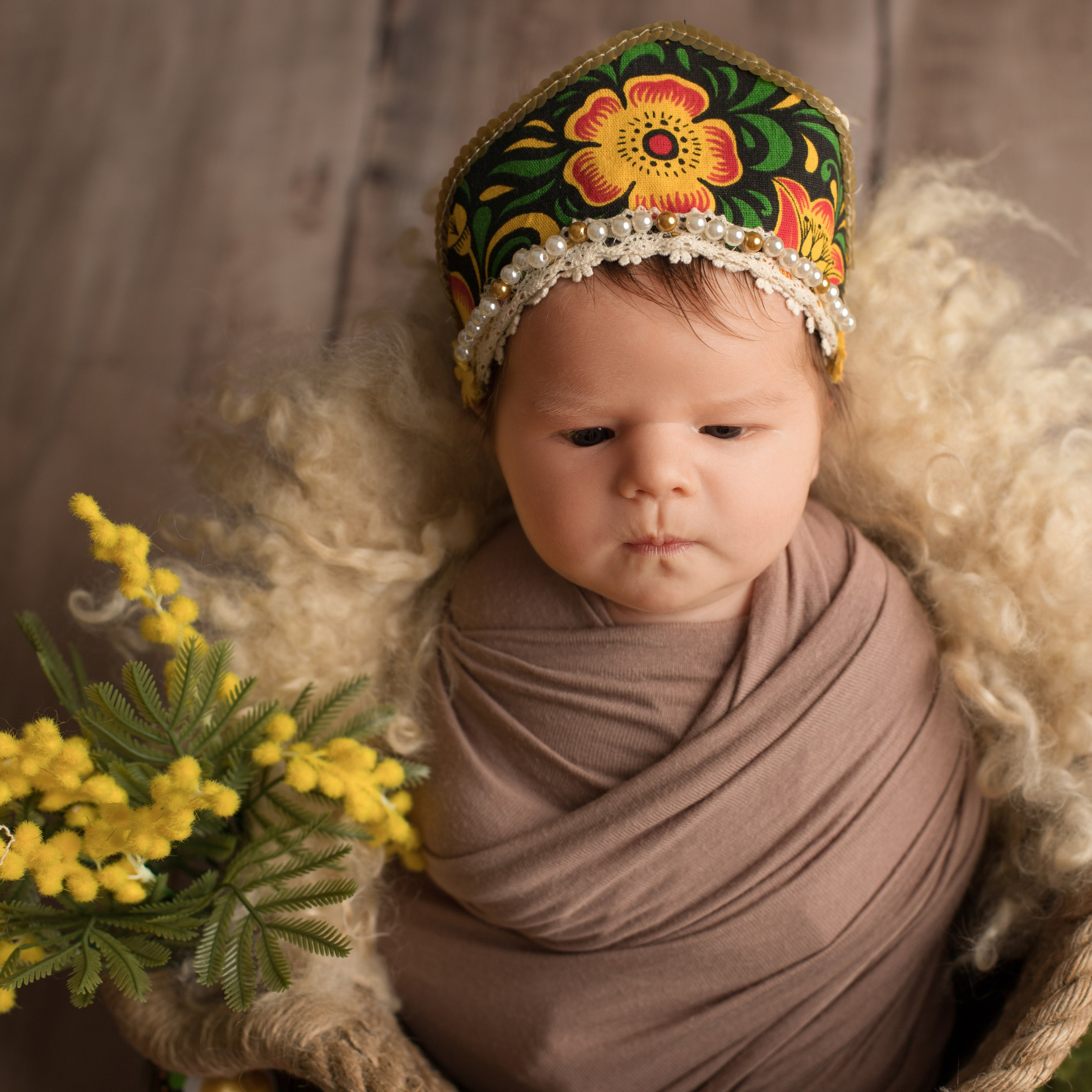 Агата.12 дней. Фотограф новорожденных Ольга Джарты