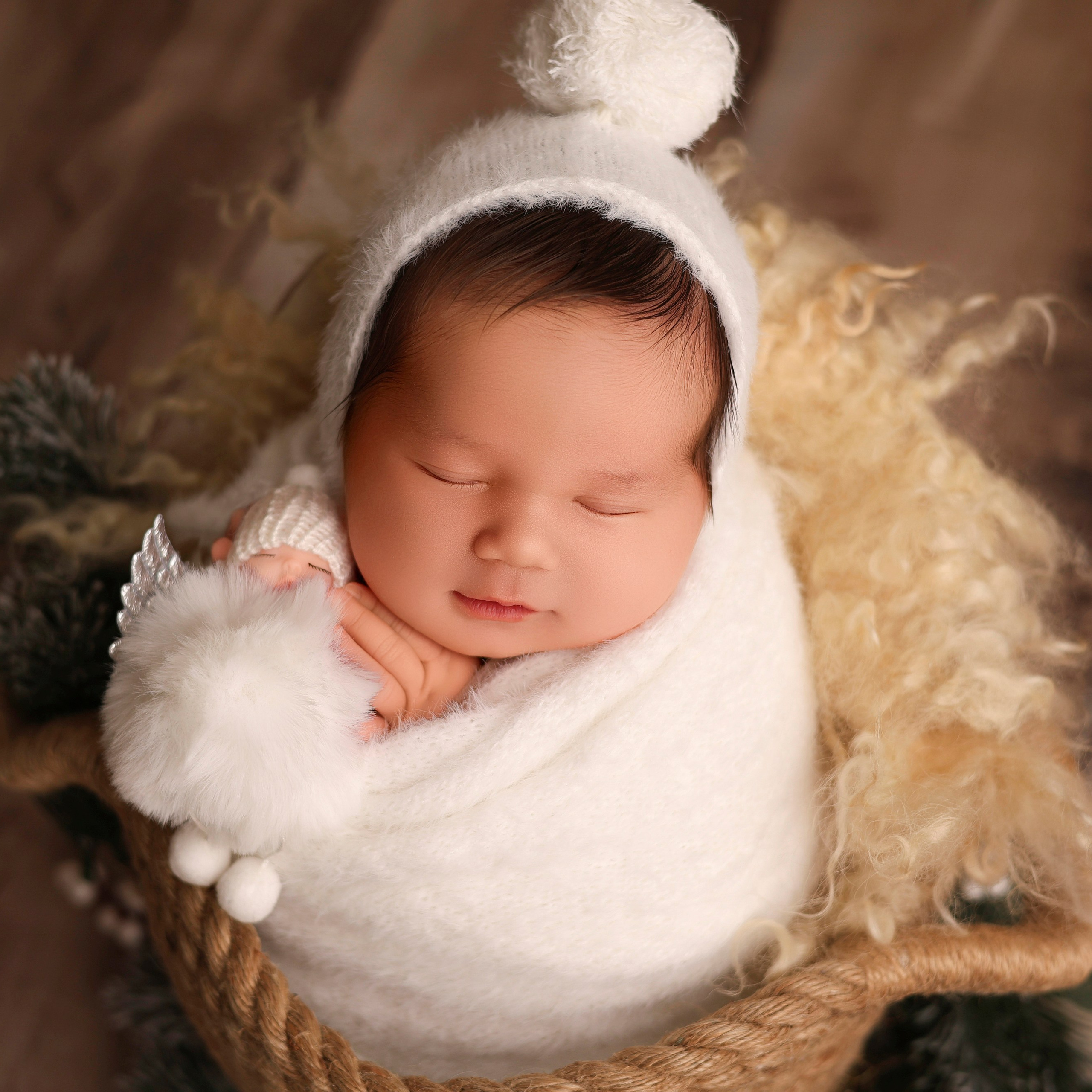 Вера. 7 дней. Фотограф новорожденных Ольга Джарты