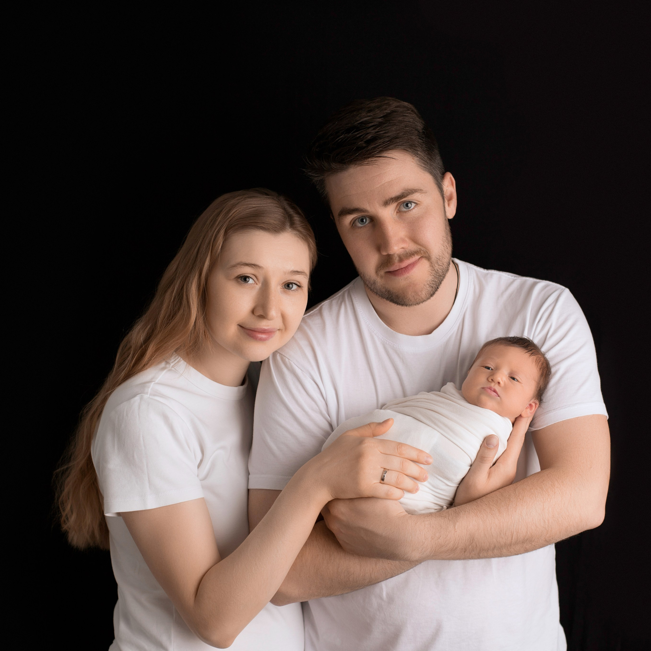 С родителями. Фотограф новорожденных Ольга Джарты