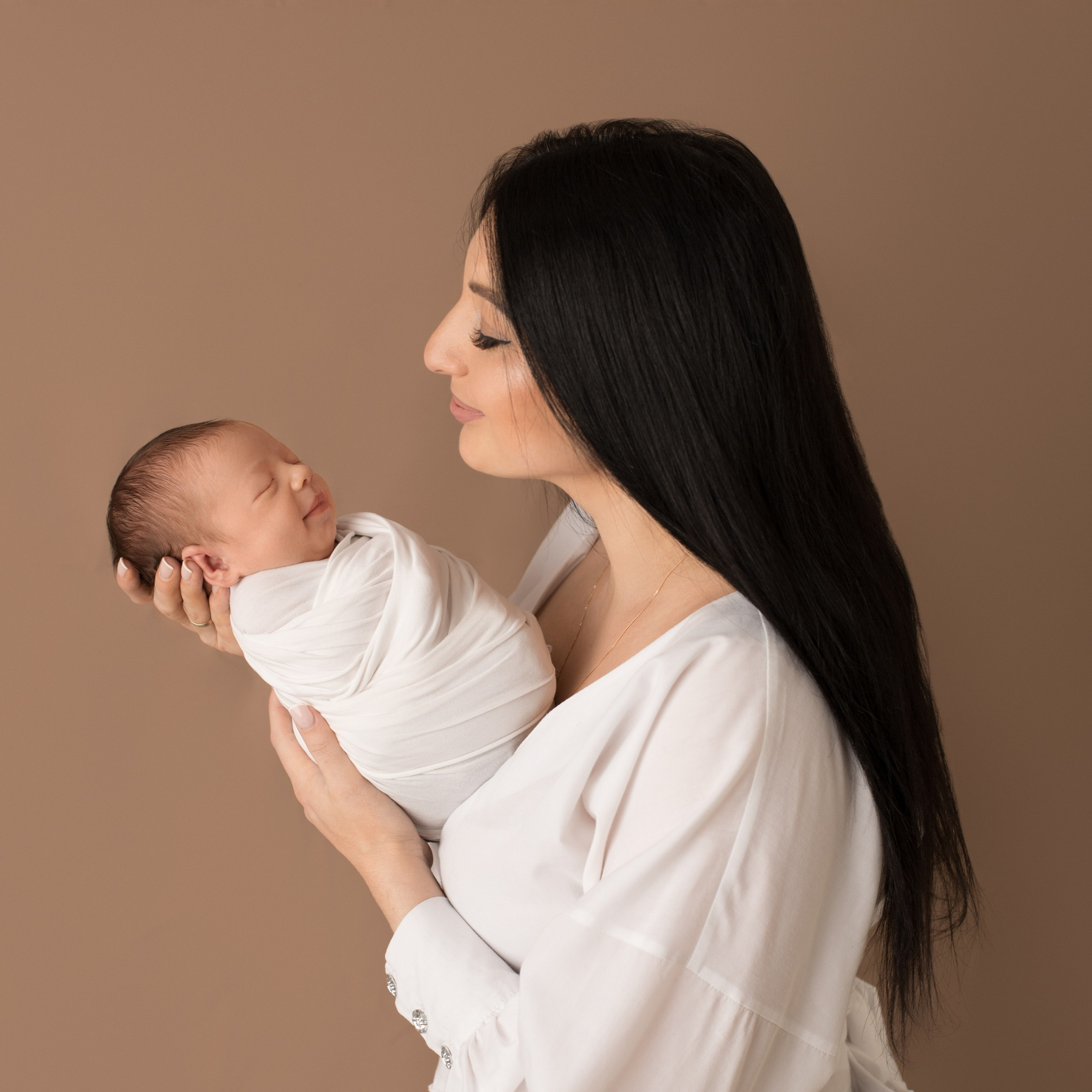 С родителями. Фотограф новорожденных Ольга Джарты