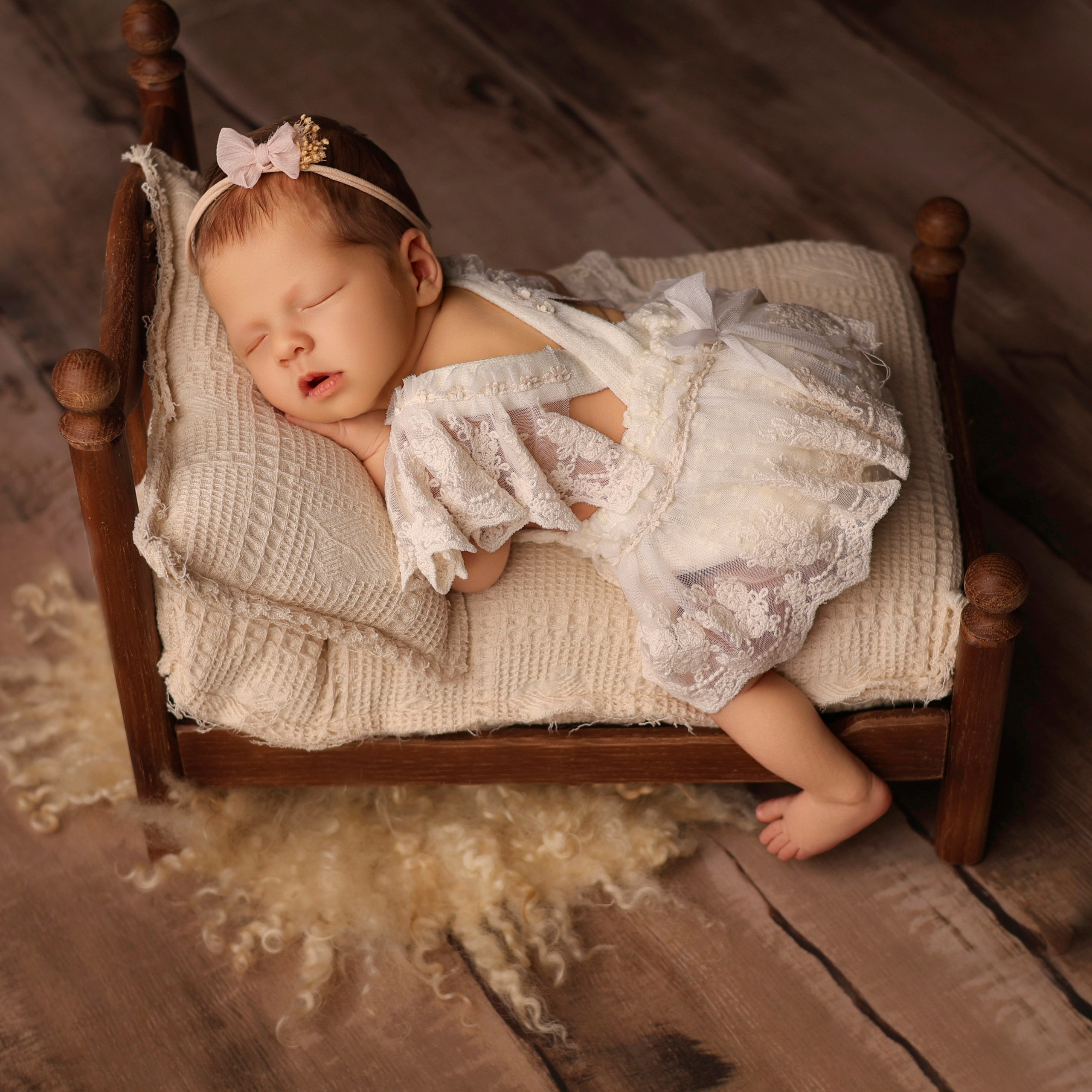 Кира.16 дней. Фотограф новорожденных Ольга Джарты