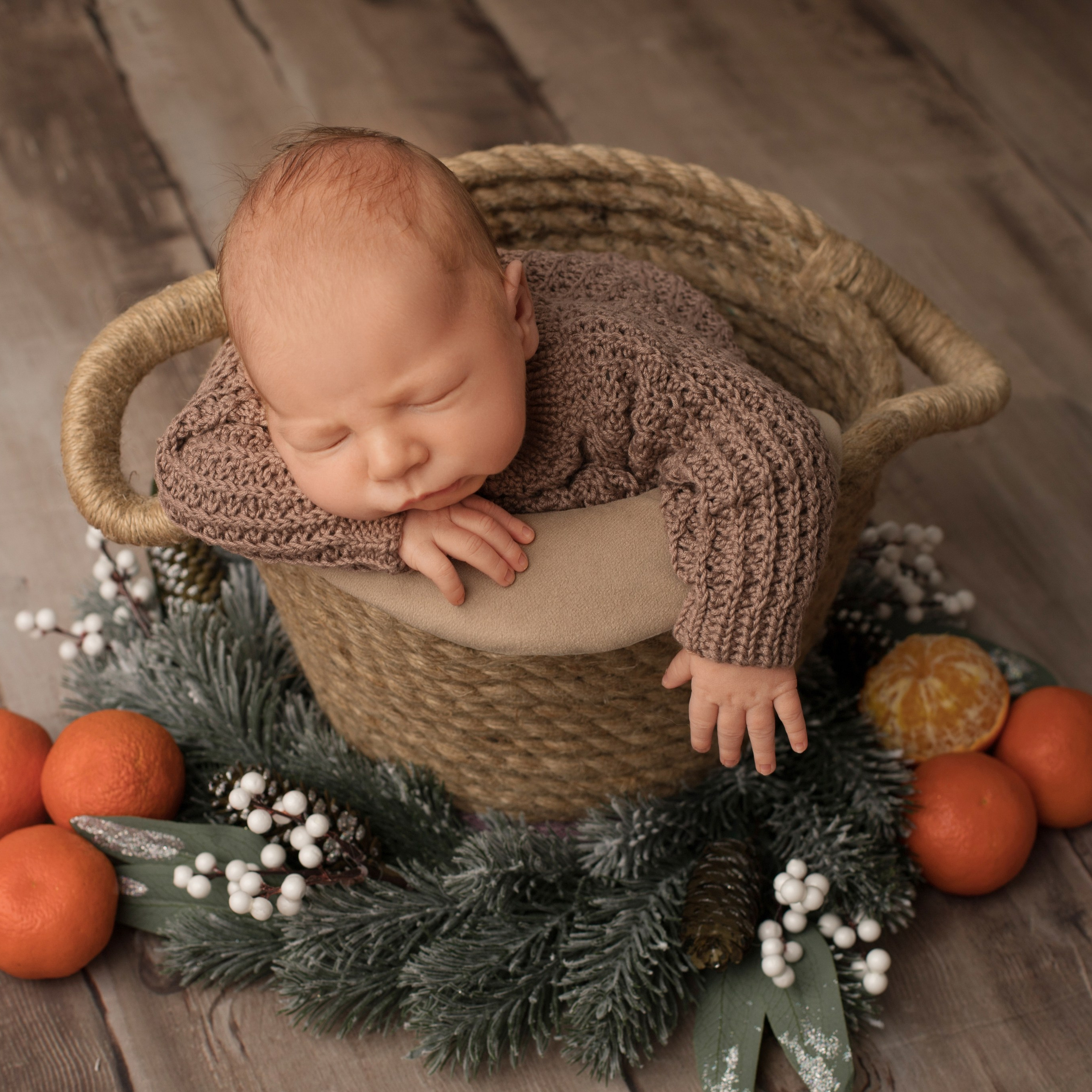 Марк.10 дней. Фотограф новорожденных Ольга Джарты