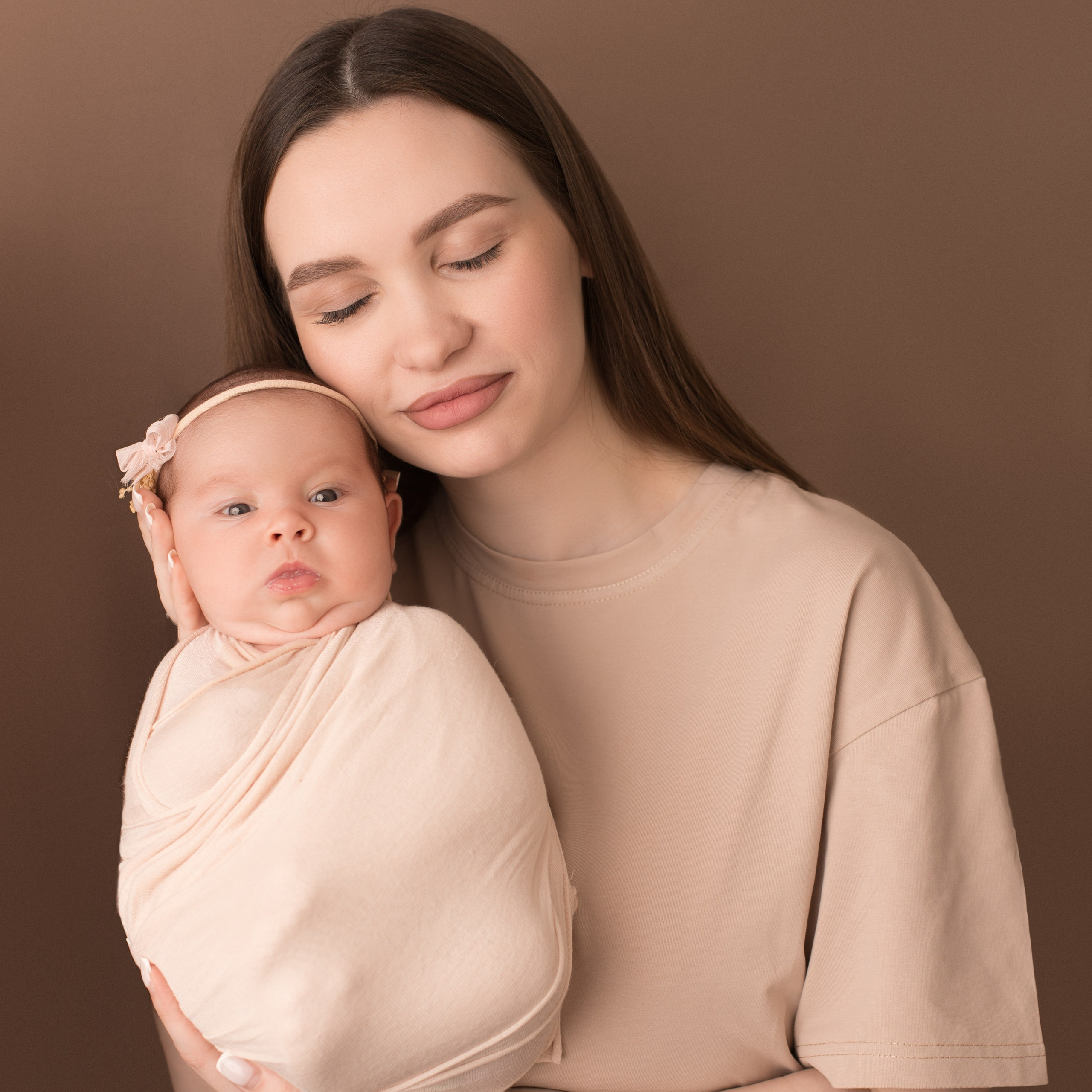 С родителями. Фотограф новорожденных Ольга Джарты