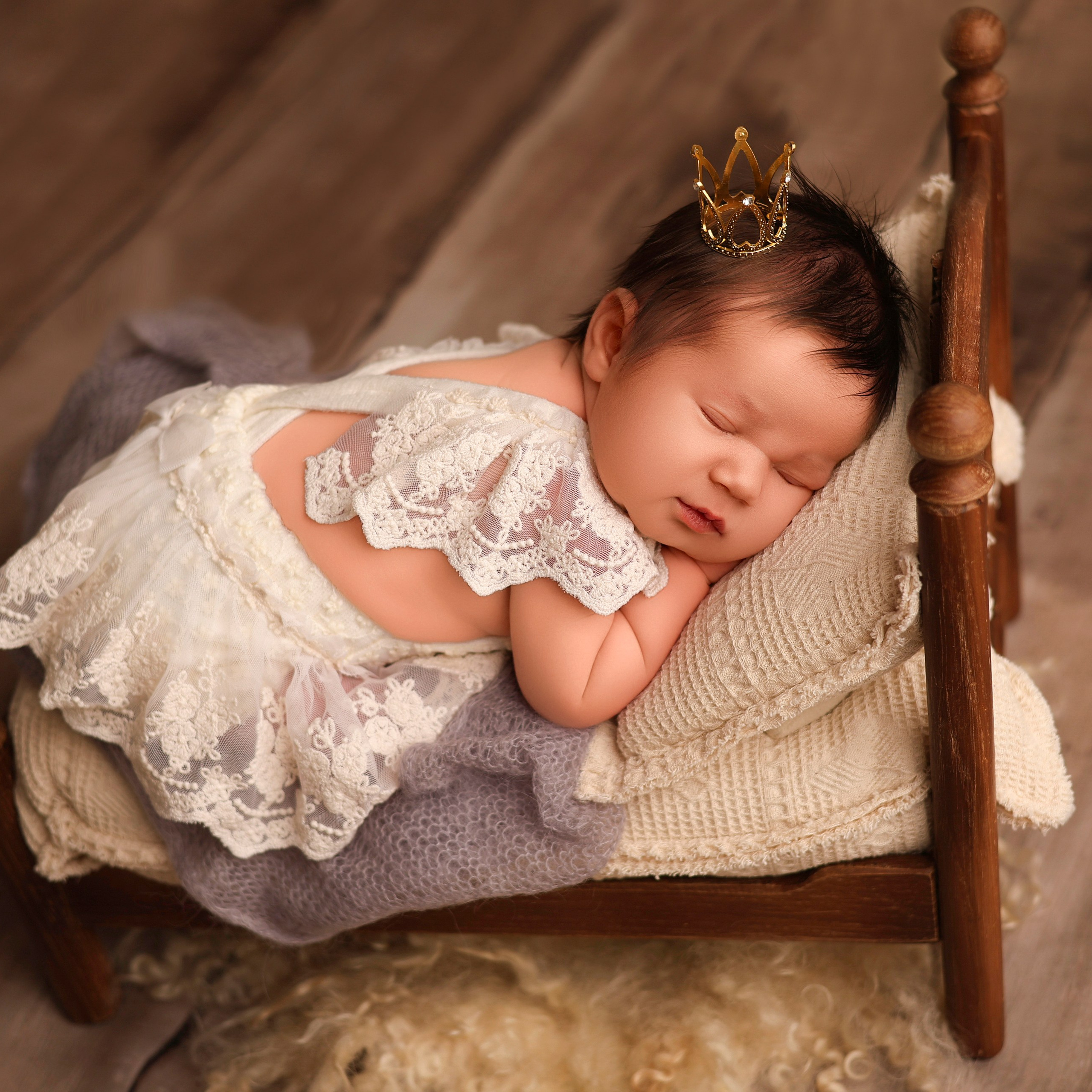 Вера. 7 дней. Фотограф новорожденных Ольга Джарты