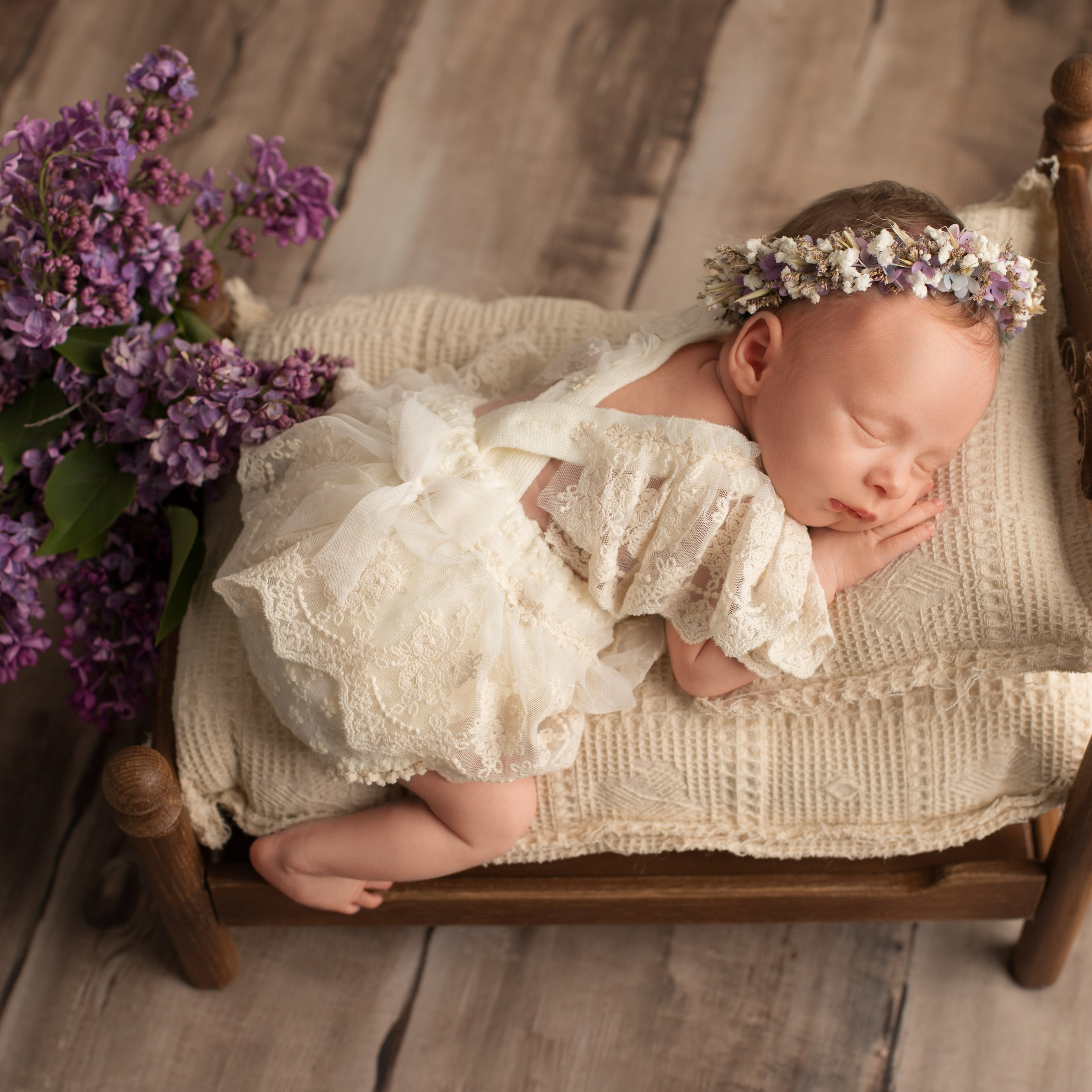 Ева. 20 дней. Фотограф новорожденных Ольга Джарты