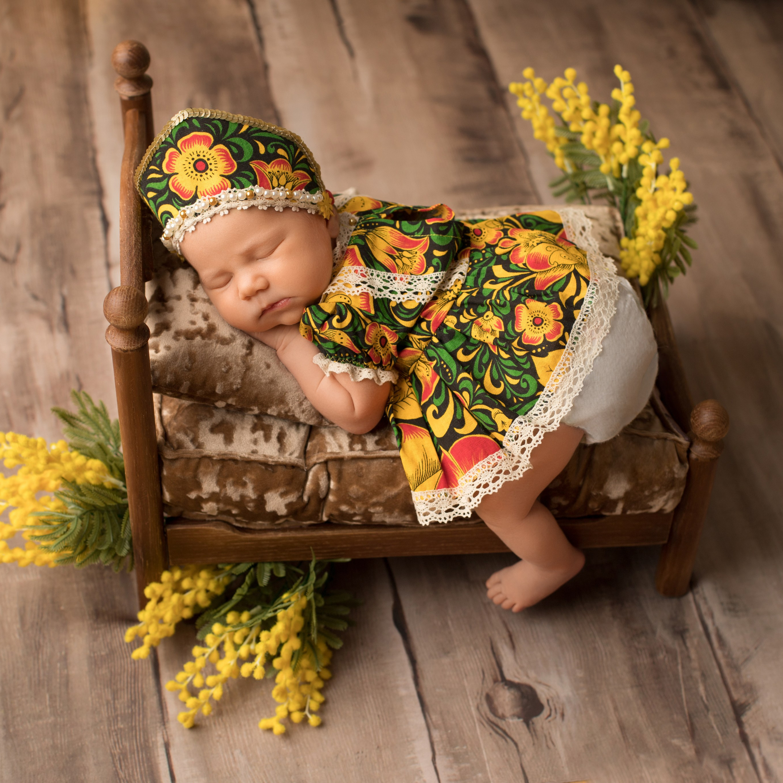 Варя.14 дней. Фотограф новорожденных Ольга Джарты