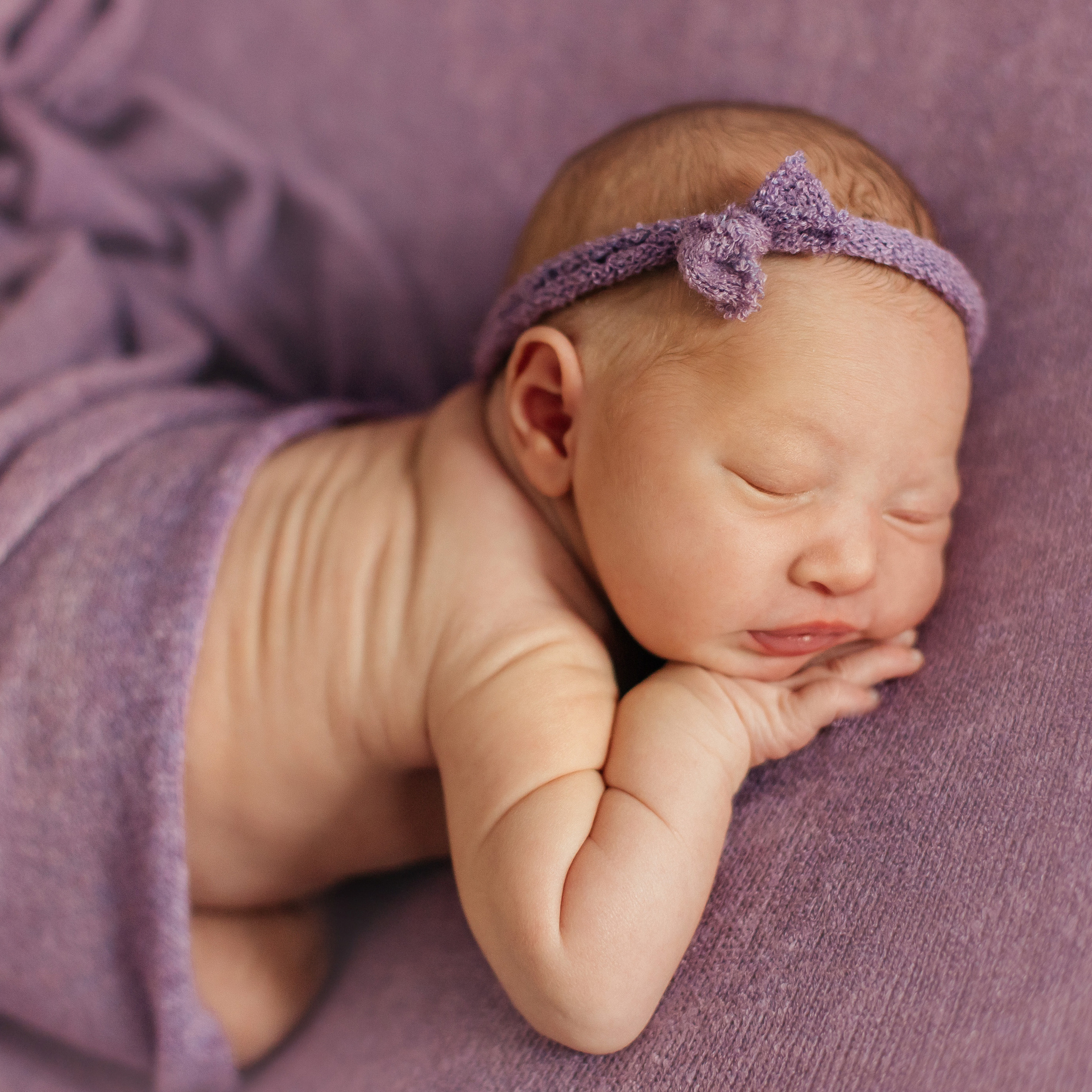 Кира - 7 дней. Фотограф новорожденных Ольга Джарты