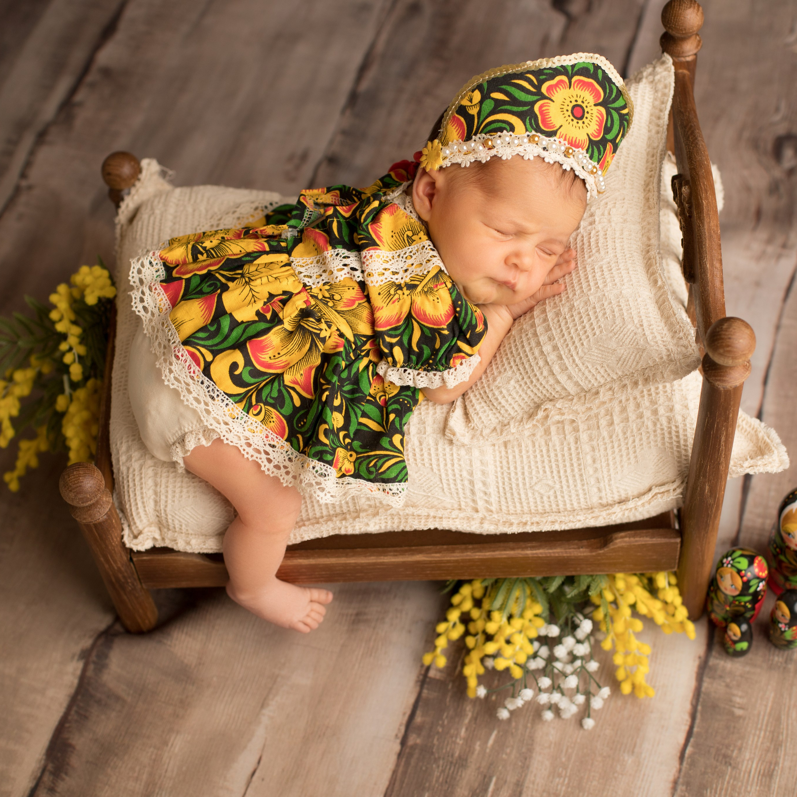 Анастасия.14 дней. Фотограф новорожденных Ольга Джарты