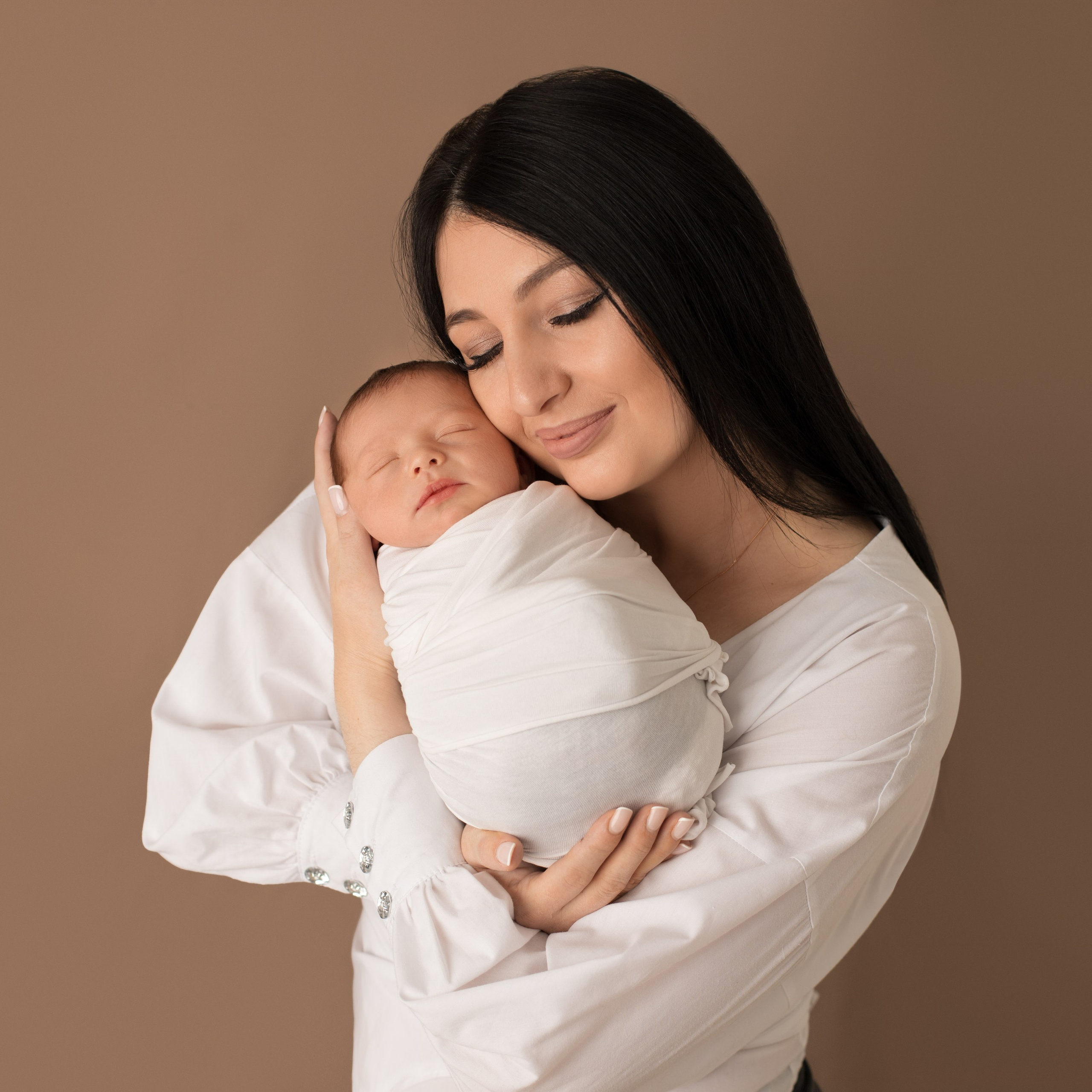 С родителями. Фотограф новорожденных Ольга Джарты