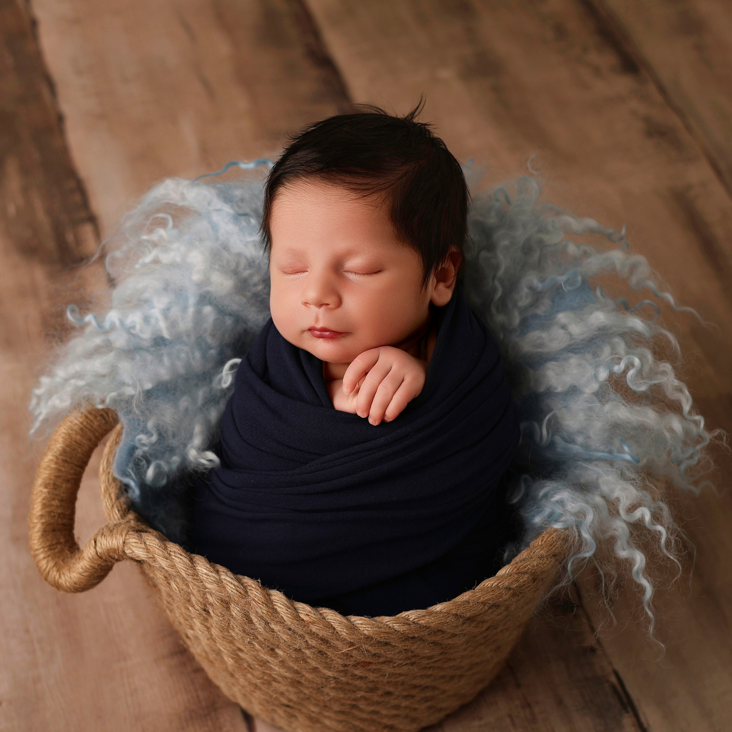 Миша. 19 дней. Фотограф новорожденных Ольга Джарты