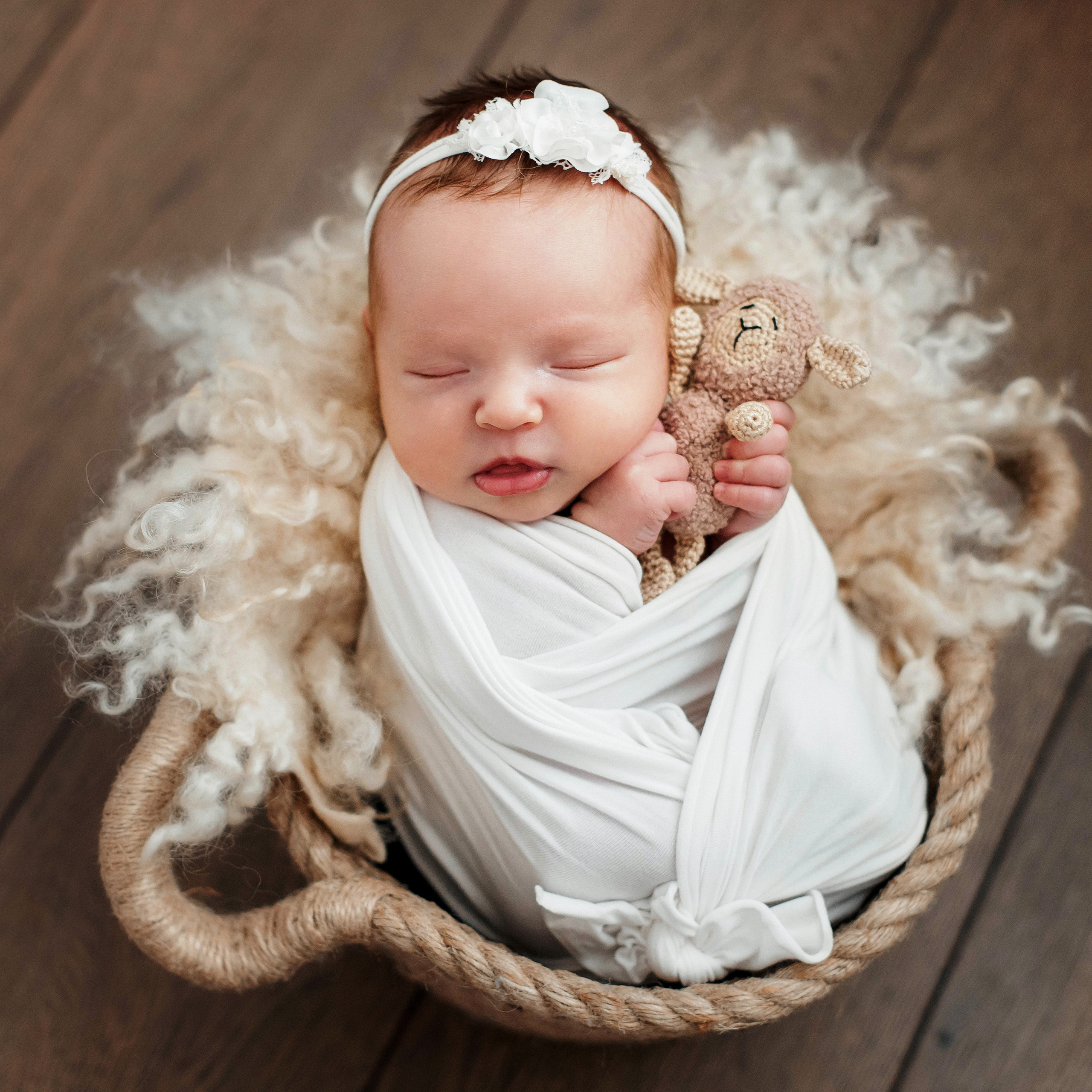 Аделина.3 недели. Фотограф новорожденных Ольга Джарты