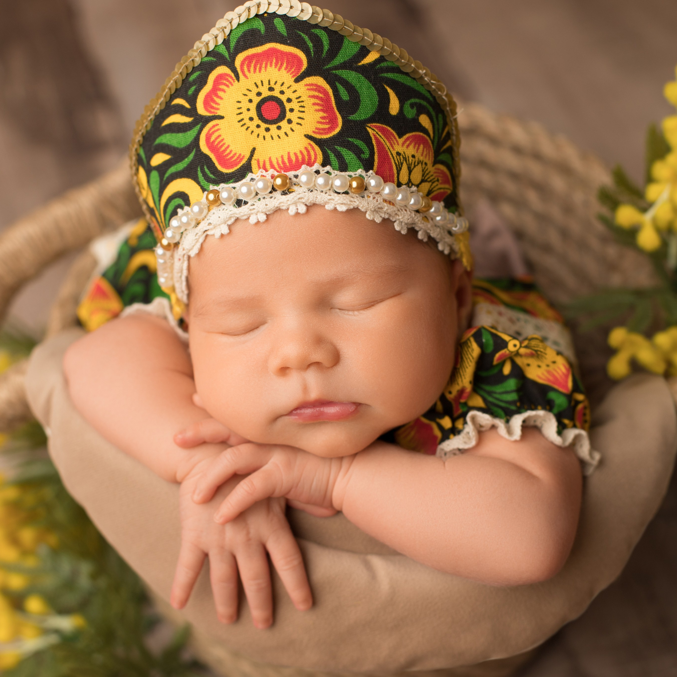 Варя.14 дней. Фотограф новорожденных Ольга Джарты